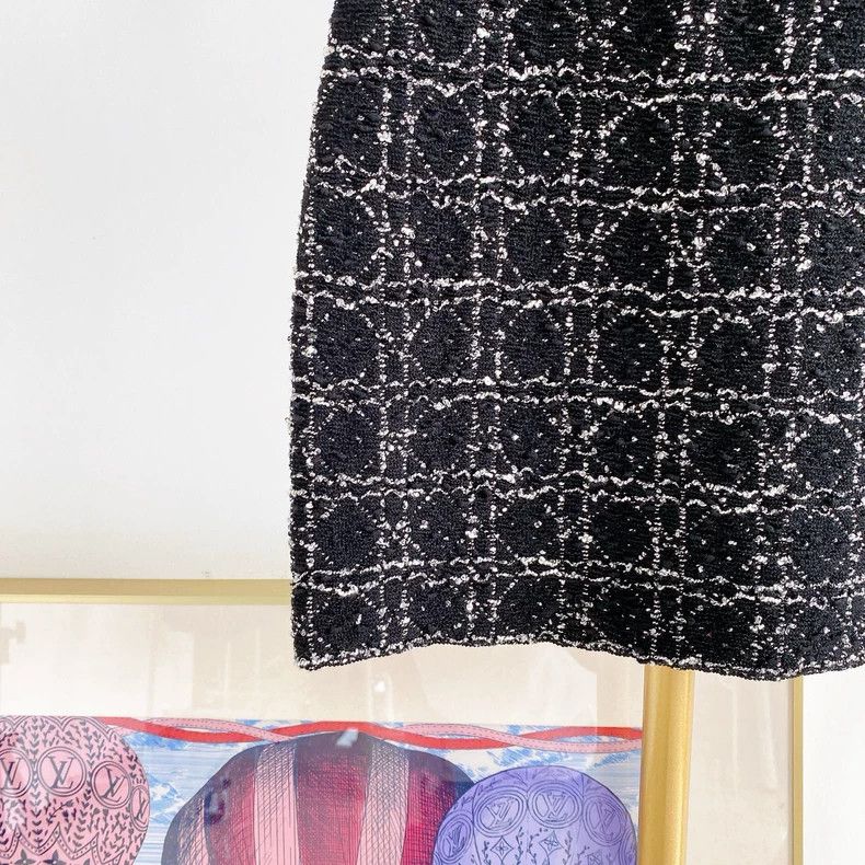 Dior Dior Tweed plaid skirt Size 24" / US 00 / IT 34 - 4 Thumbnail