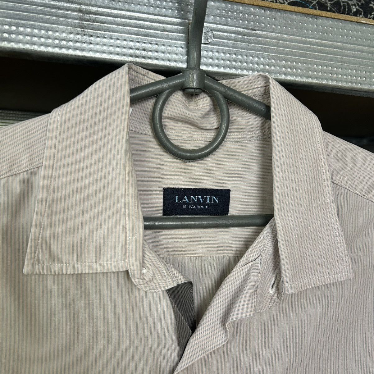 Lanvin Luxury Lanvin Basic Designer button classic shirt Size US L / EU 52-54 / 3 - 4 Thumbnail