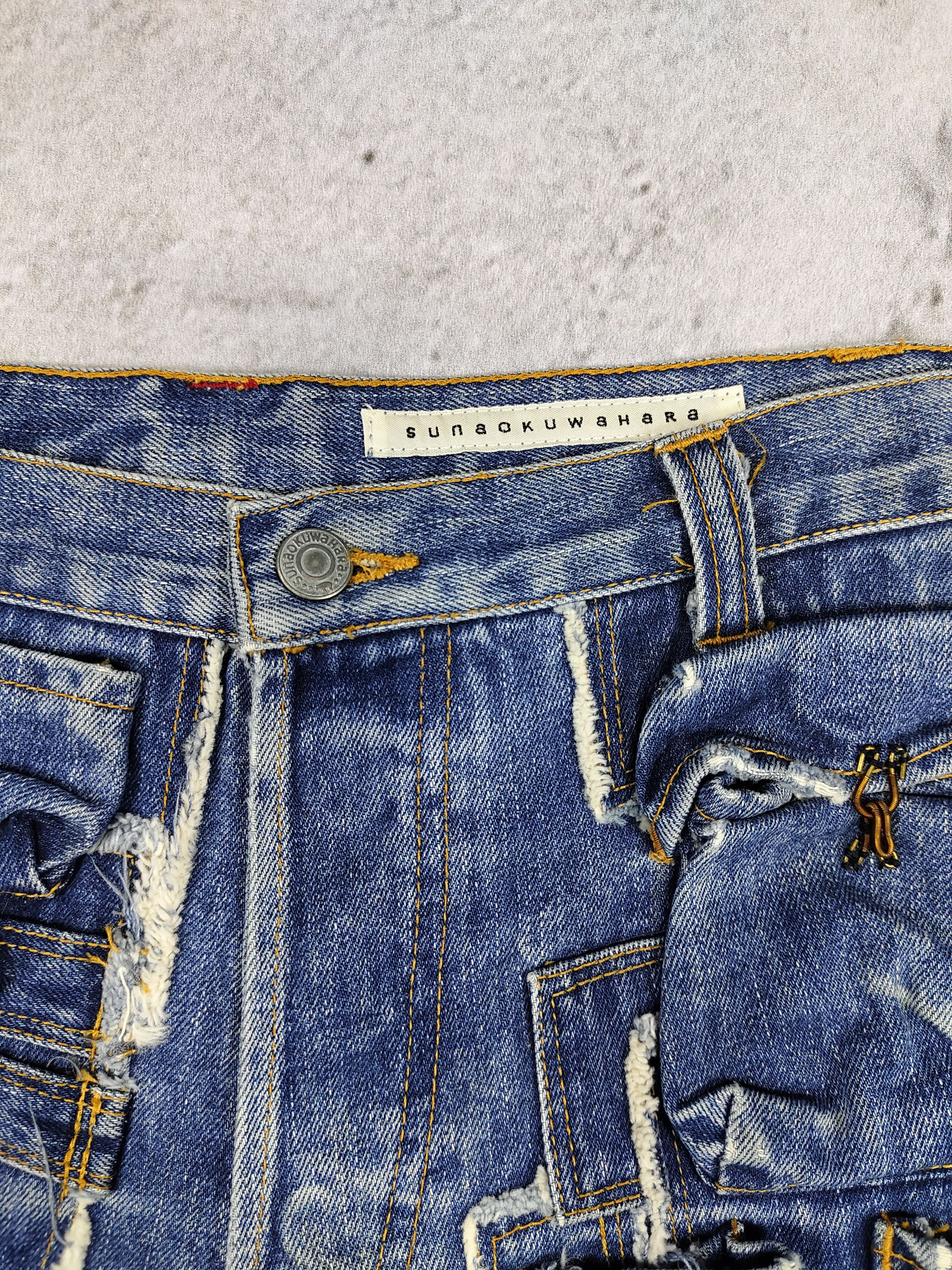 Issey Miyake 00s Sunao Kuwahara- Archive Multipocket Utility Distressed Size US 31 - 10 Thumbnail