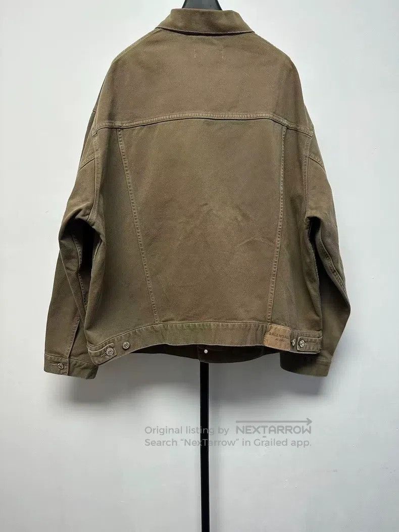 Balenciaga Balenciaga Solid Color Single Breasted Pocket Denim Jacket Size US XS / EU 42 / 0 - 2 Thumbnail