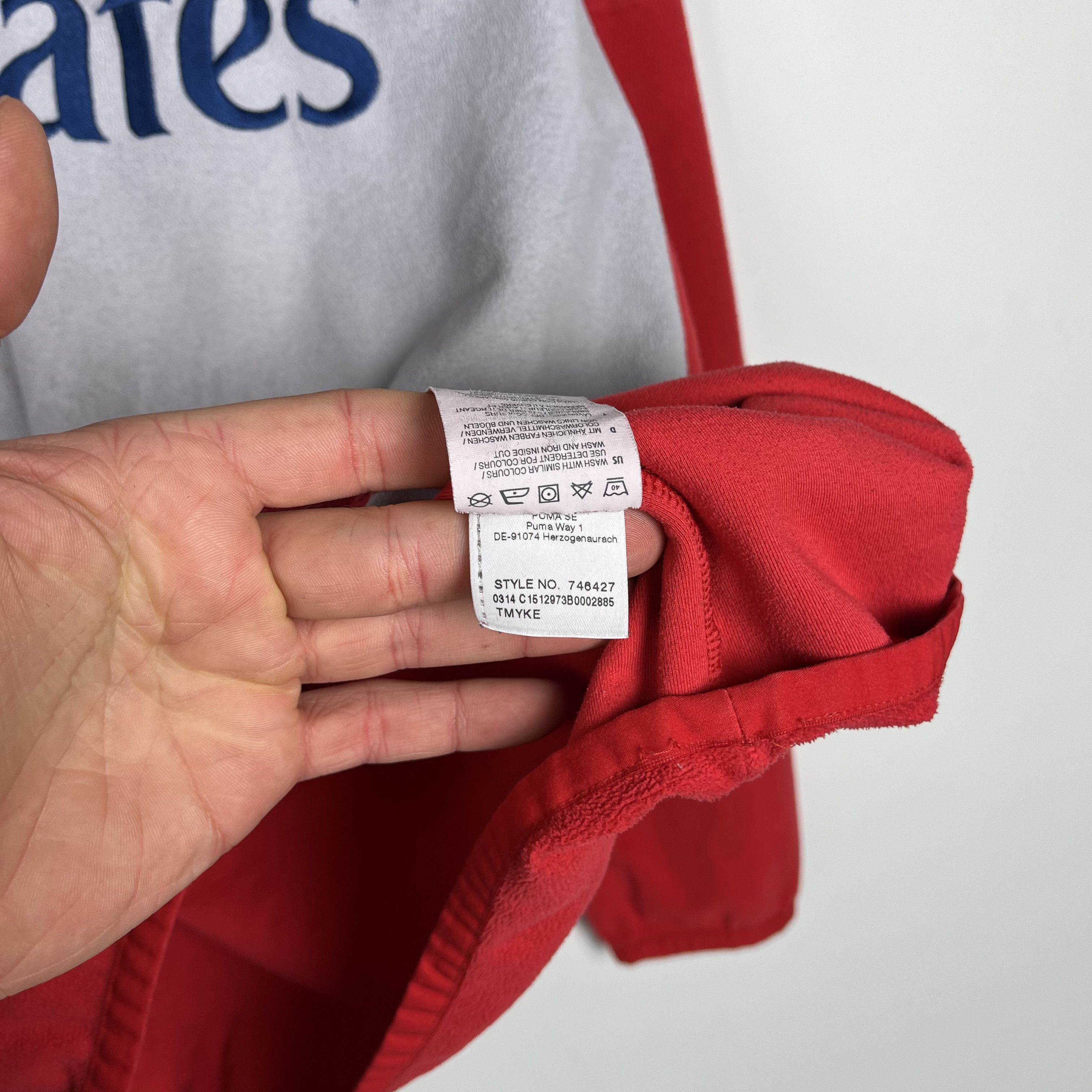 Puma Puma FC Arsenal Big Logo Training Fleece Jacket 2014/2015 Size US XXL / EU 58 / 5 - 13 Thumbnail
