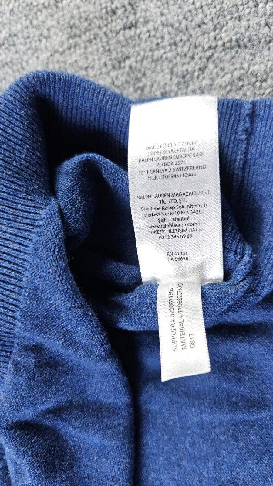 Polo Ralph Lauren Polo Ralph Lauren Pima Cotton V-Neck Sweater Pony Logo 2XL Size US XXL / EU 58 / 5 - 8 Thumbnail