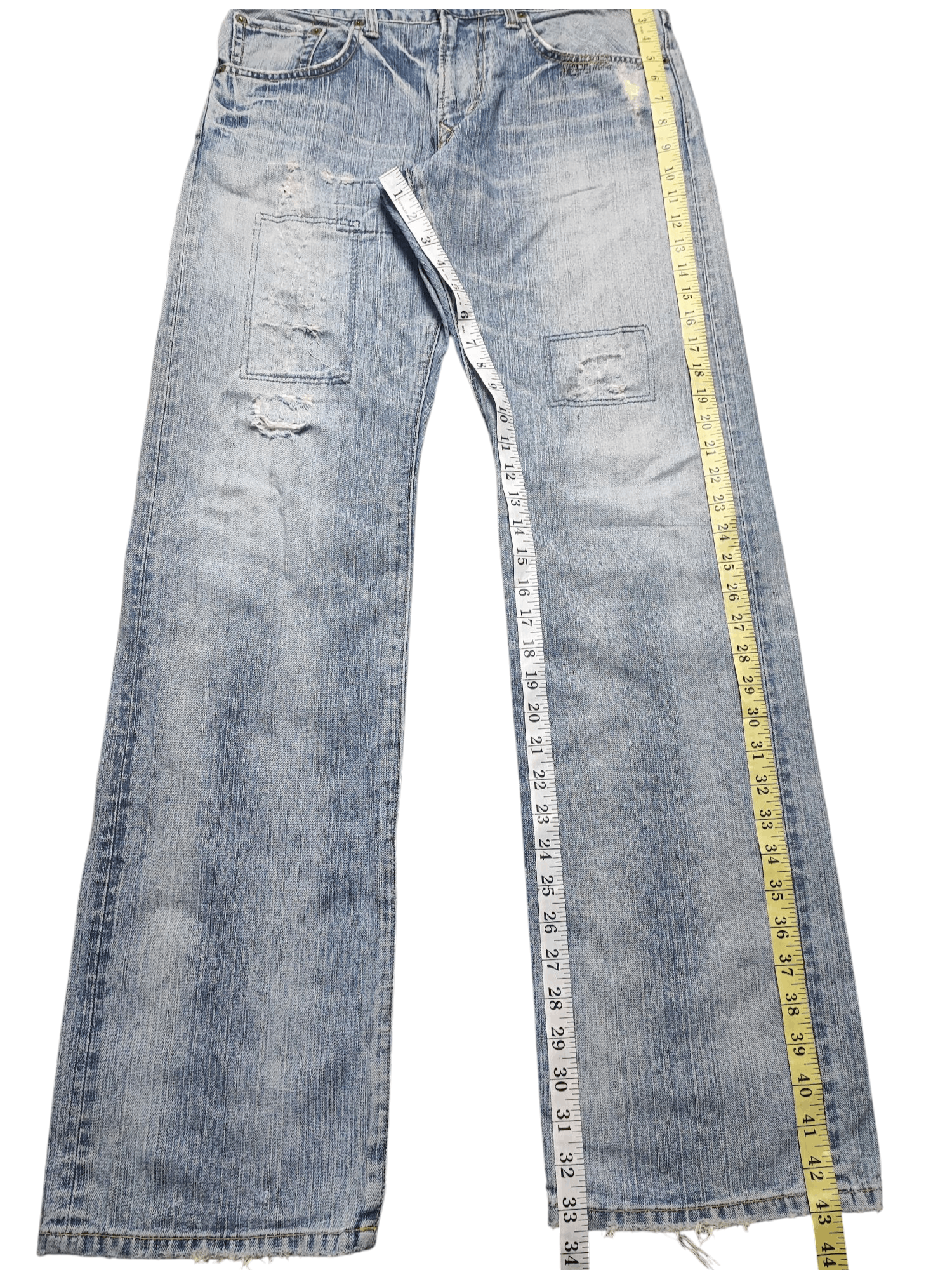 Edwin EDWIN XVS DISTRESS JEANS Size US 32 / EU 48 - 2 Thumbnail