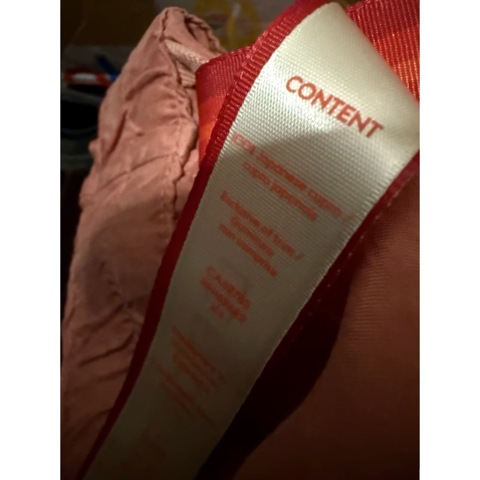 Vintage VINTAGE Content Womens Shorts Size Small Elastic Waist Chino Pink 100% Cupro High Rise 90s Women Size 28" / US 6 / IT 42 - 3 Thumbnail