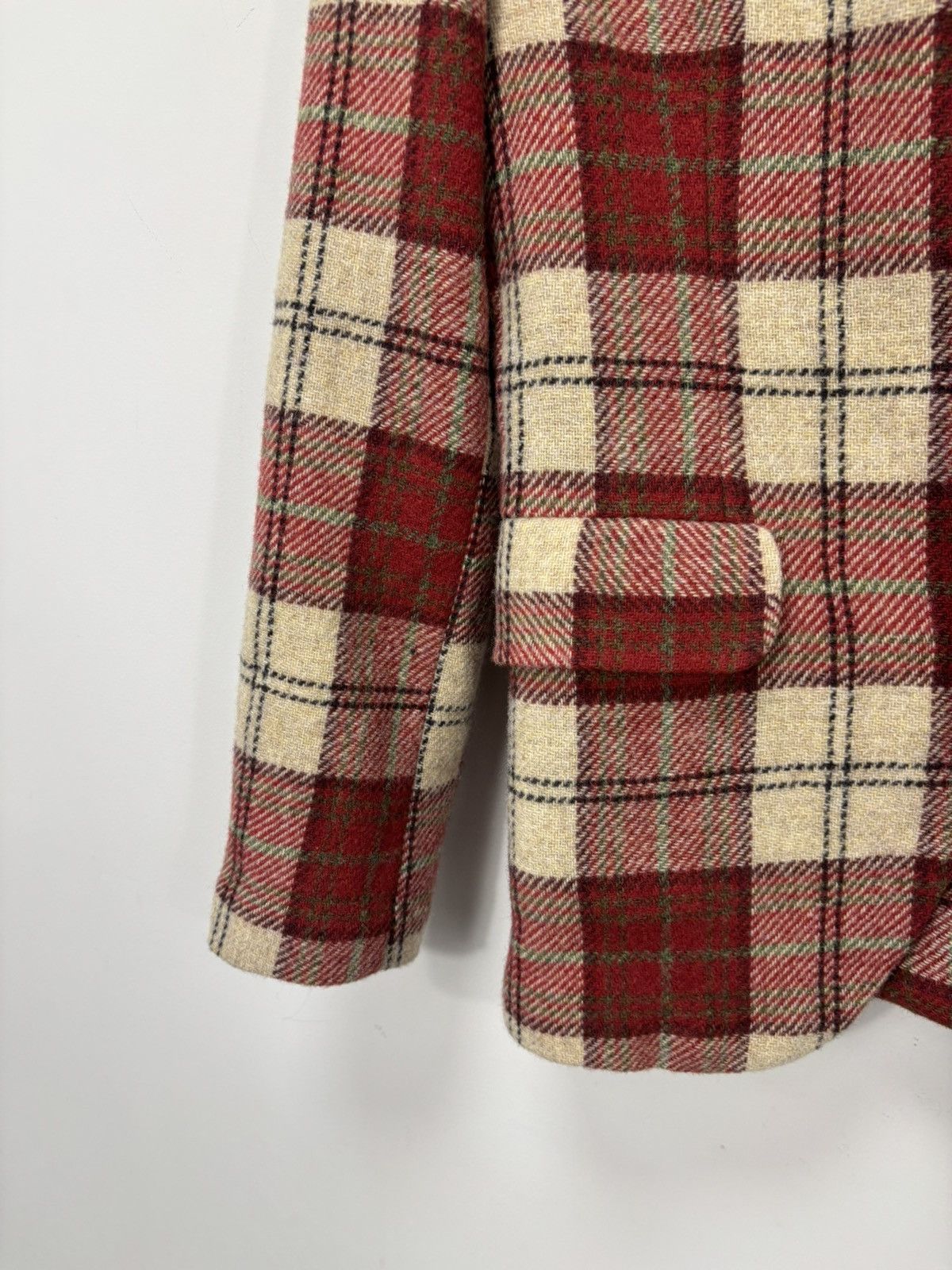 Other Luis Trenker Women’s Plaid Check Alpine Wool Blazer Jacket Size XL / US 12-14 / IT 48-50 - 7 Thumbnail