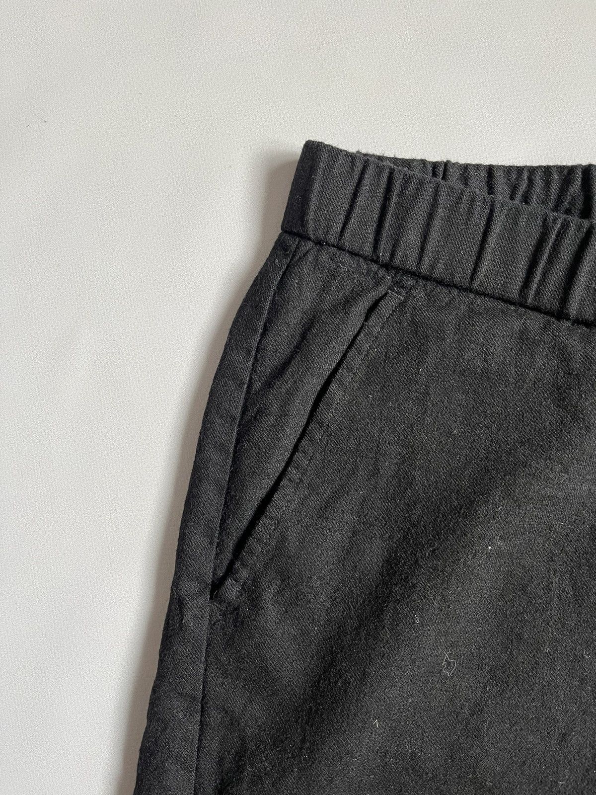 Barena Venezia × Japanese Brand BARENA Venezia Unisex Black Wool Pocket Trousers Size 34" / US 12 / IT 48 - 3 Thumbnail
