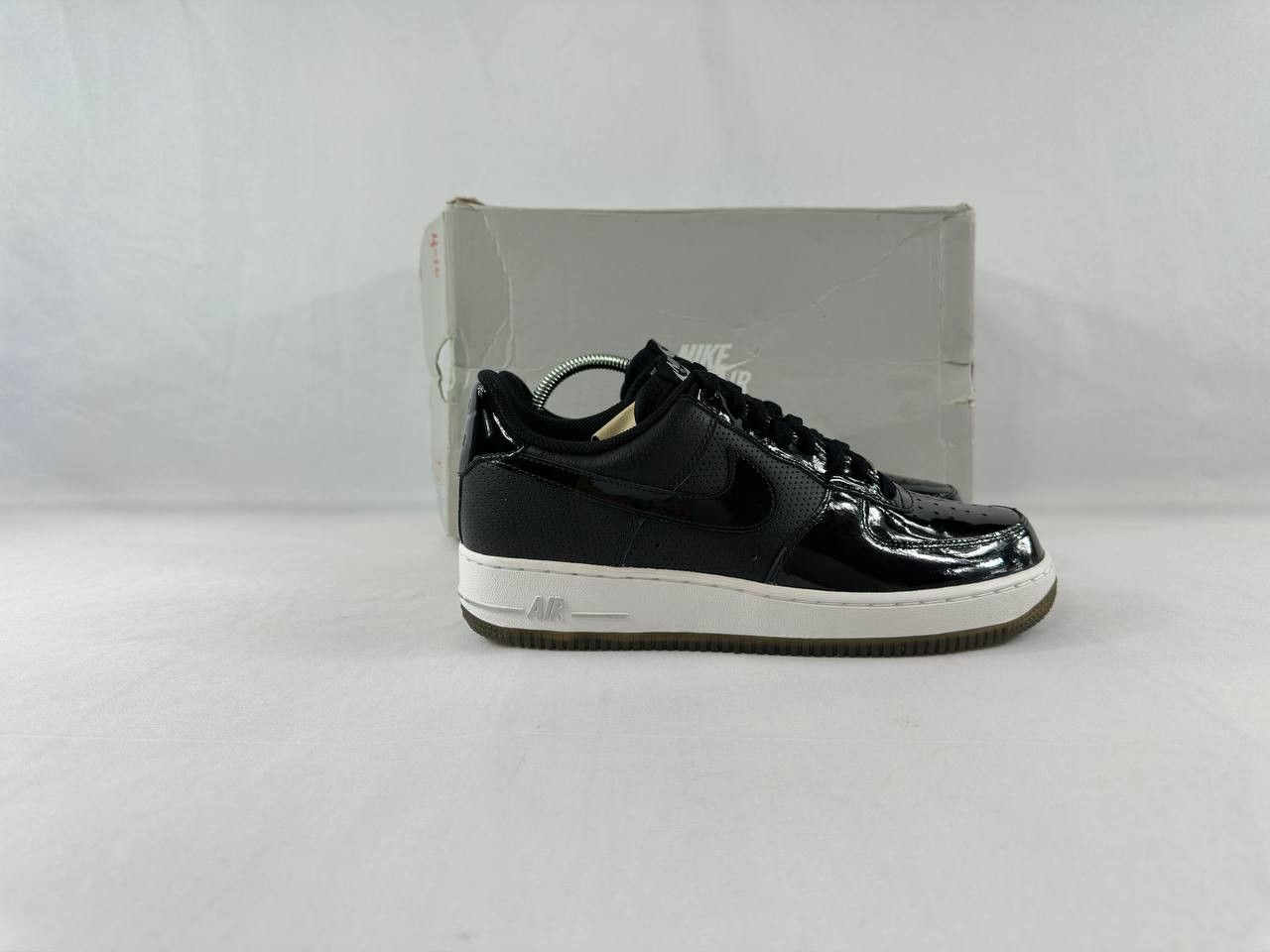 Nike Nike Air Force 1 '07 'Black Silver' 2010 Size US 7.5 / EU 40-41 - 1 Thumbnail