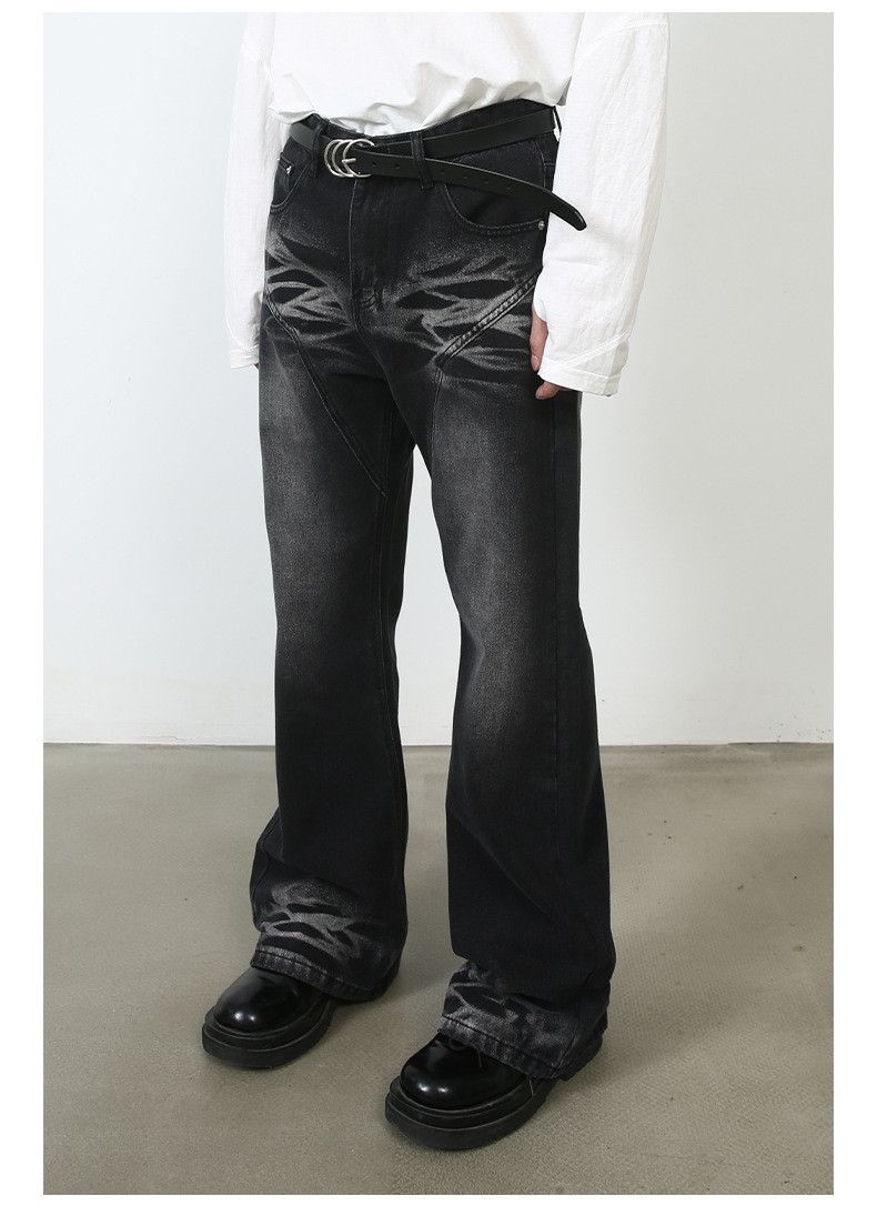 Japanese Brand Vintage clesnfit patchwork straight jeans Size US 34 / EU 50 - 3 Thumbnail