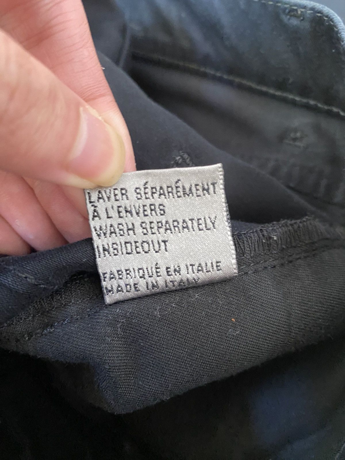 Dior Black Bootcut Pants Size US 30 / EU 46 - 10 Thumbnail