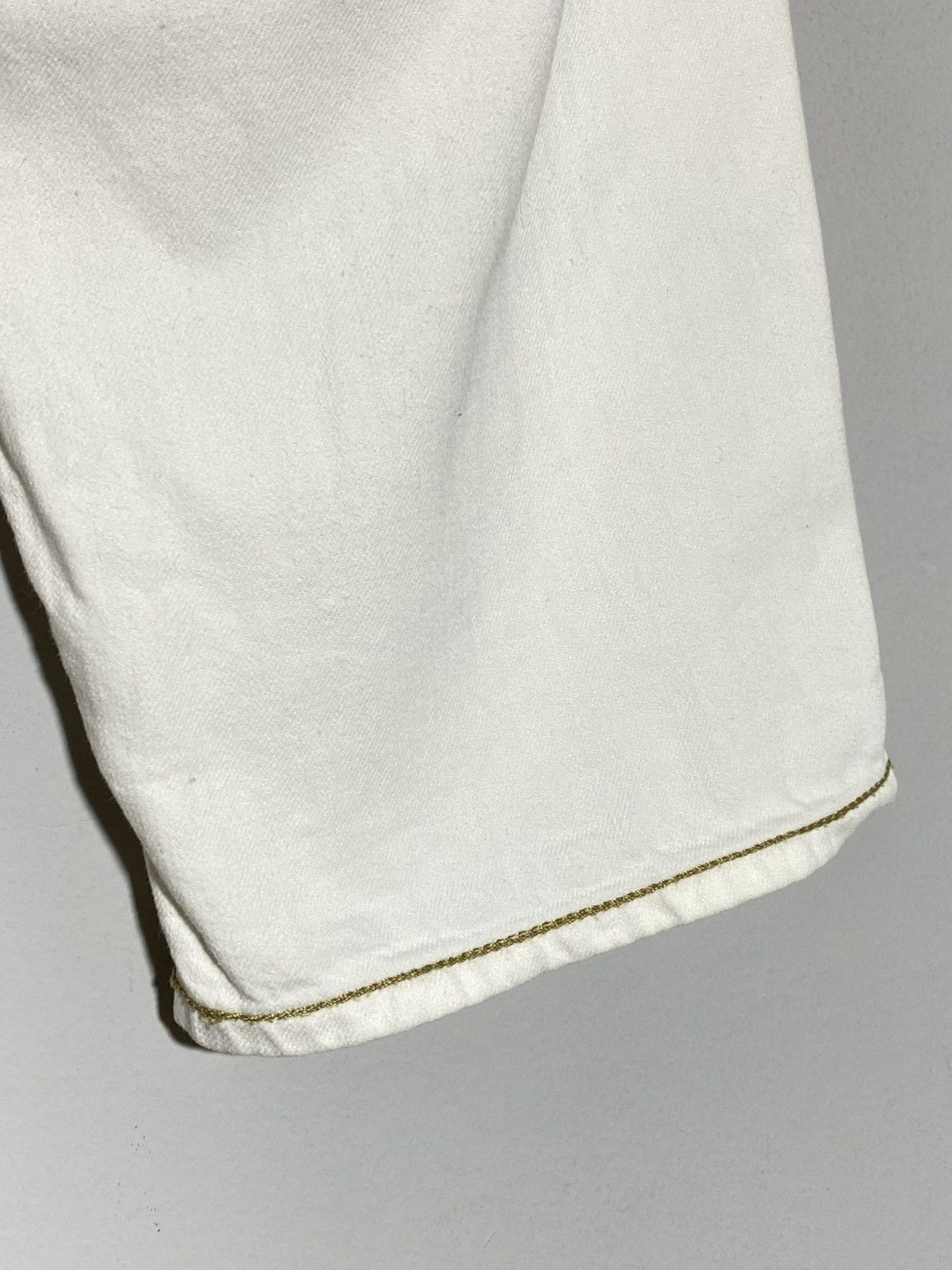Evisu × Puma Evisu x Puma Vintage White Denim Shorts Rare Item Size US 32 / EU 48 - 8 Thumbnail
