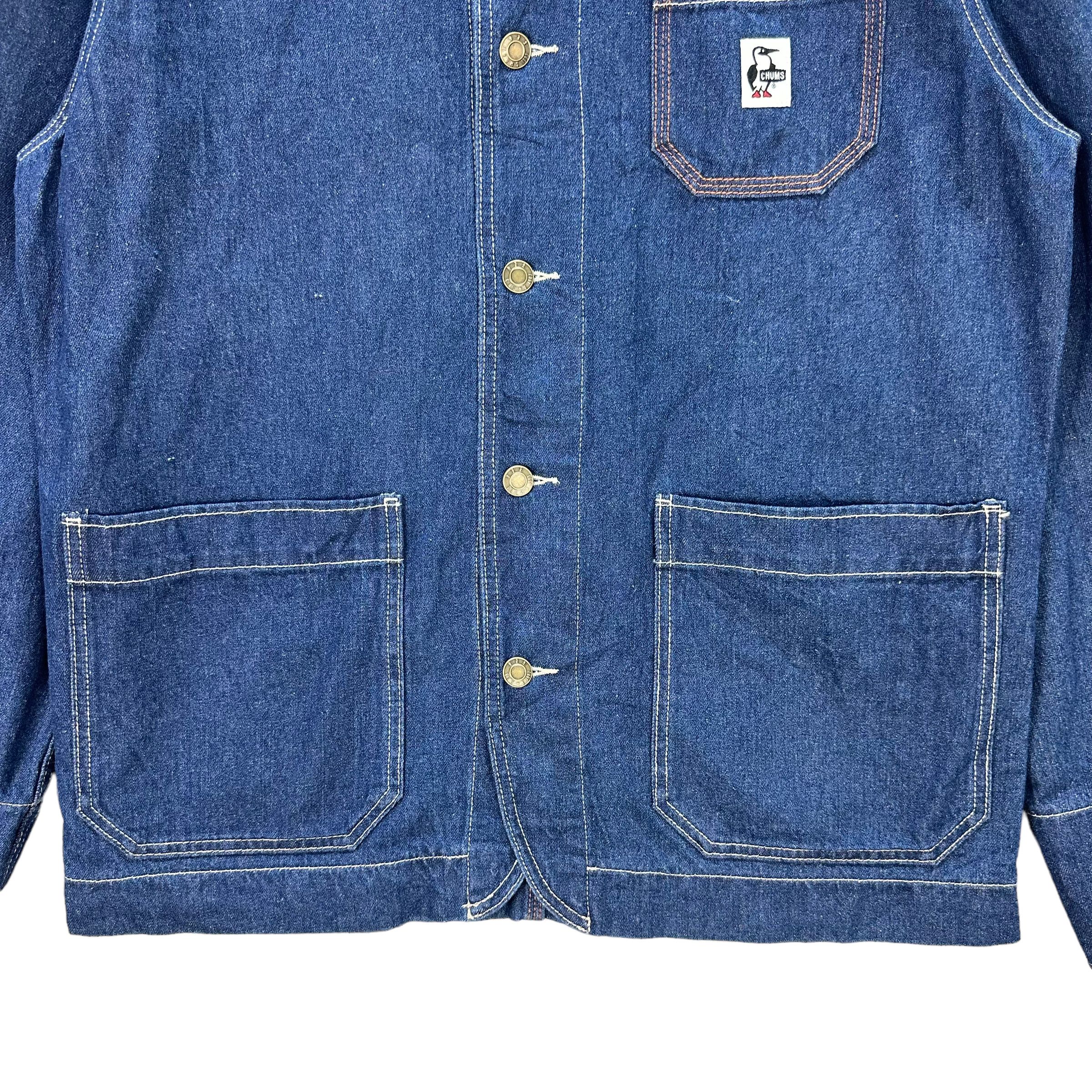 Chums CHUMS DENIM WORK CHORE JACKET #7693-165 Size US L / EU 52-54 / 3 - 4 Thumbnail