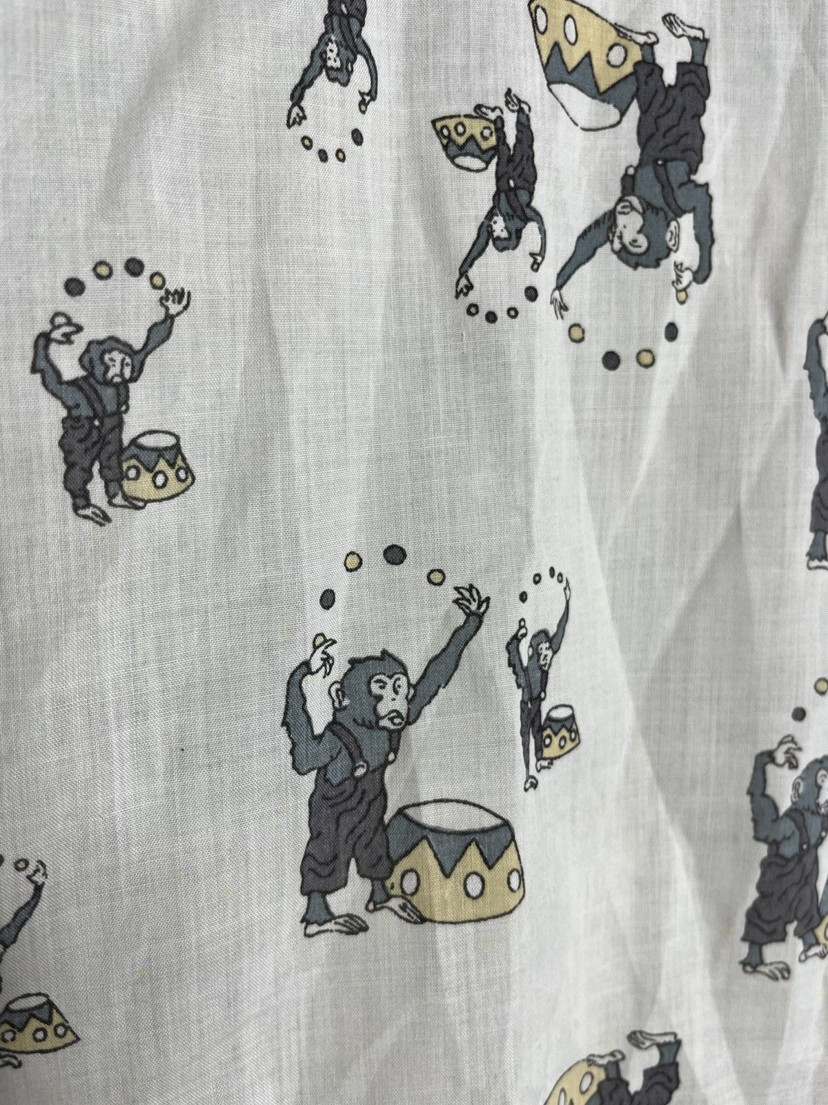 Brutus Brutus shirt button up 1970s woman’s monkey slim monogram Size XL / US 12-14 / IT 48-50 - 7 Thumbnail