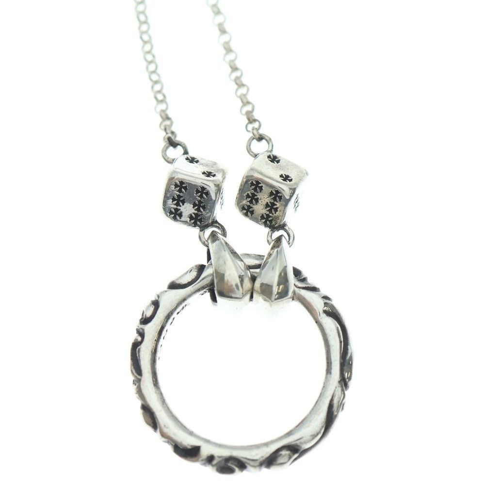 Chrome Hearts Eyewear Loop Dice Double Necklace