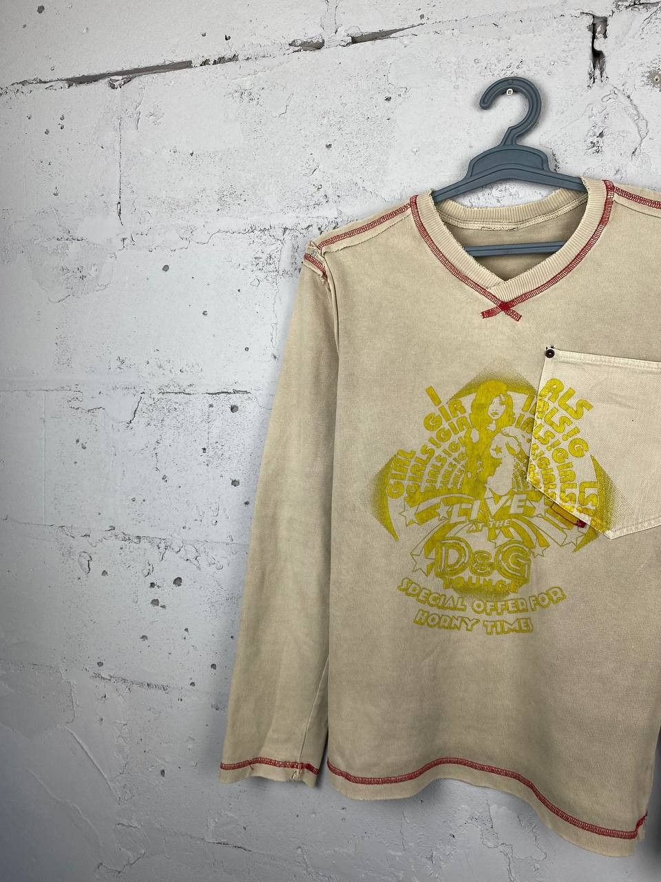 Dolce & Gabbana Dolce gabbana AVANT GARDE SWEATSHIRT VINTAGE DISTRESSEd Size US L / EU 52-54 / 3 - 2 Thumbnail