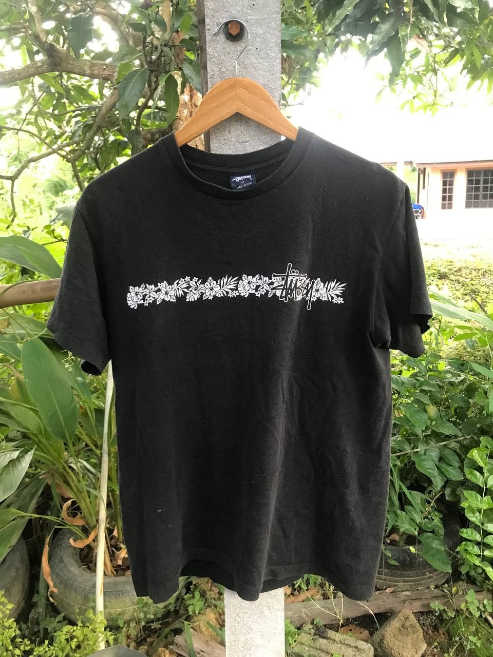 Stussy × Vintage Vintage 90s Stussy Black shirt Size US M / EU 48-50 / 2 - 1 Thumbnail