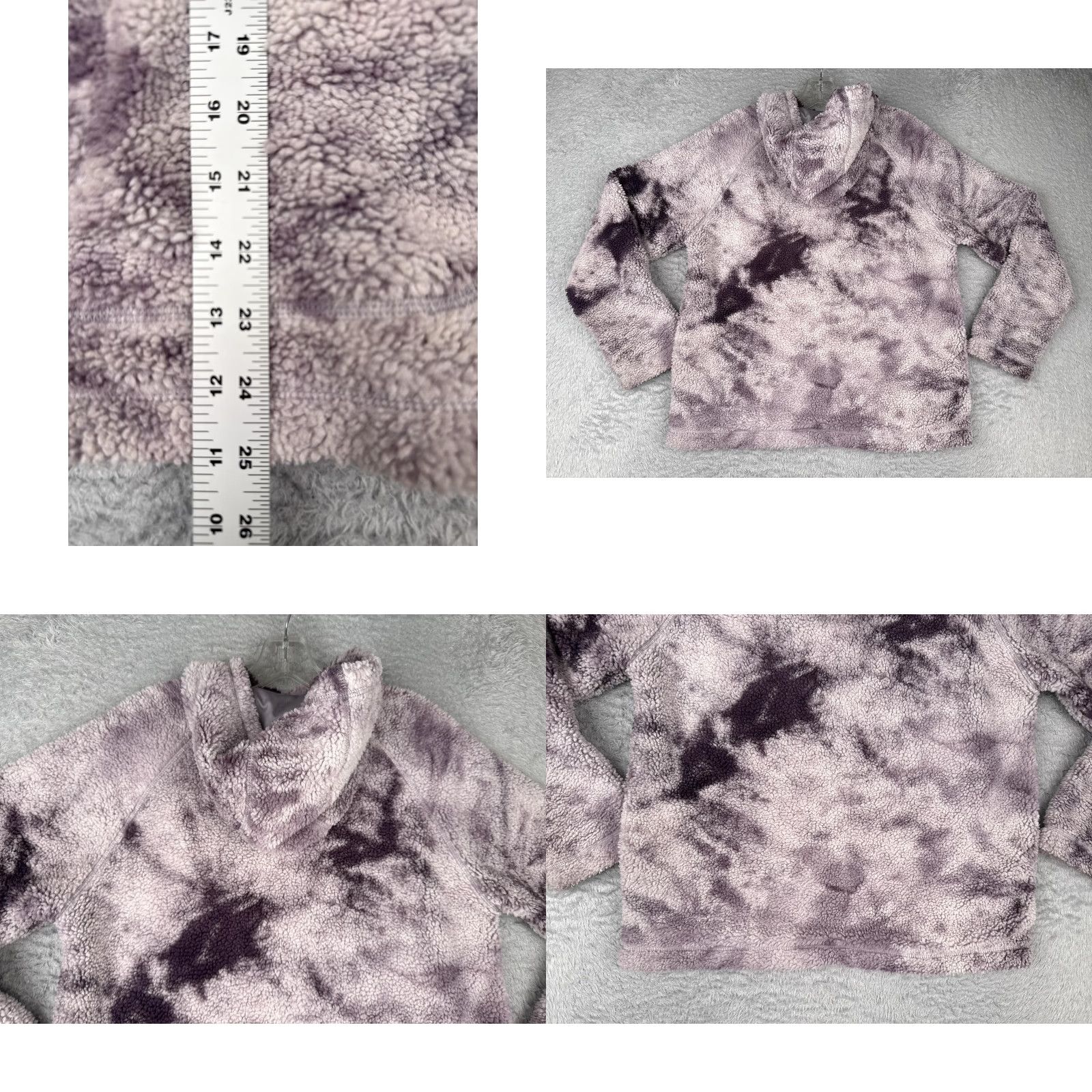 The North Face The North Face Jacket Womens Small Purple Sherpa Fleece Hooded Full Zip Cozy Size S / US 4 / IT 40 - 9 Thumbnail