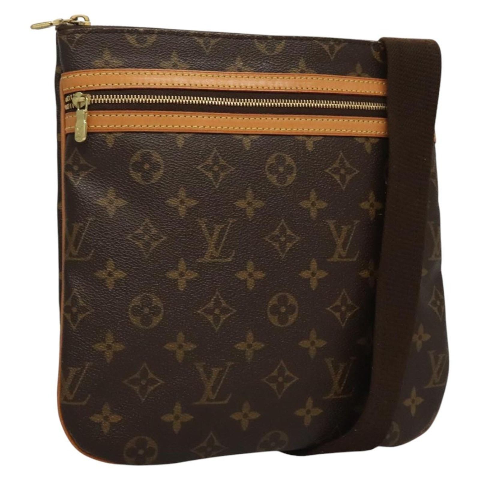 Louis Vuitton Bosphore Canvas Shoulder Bag with Dust Bag