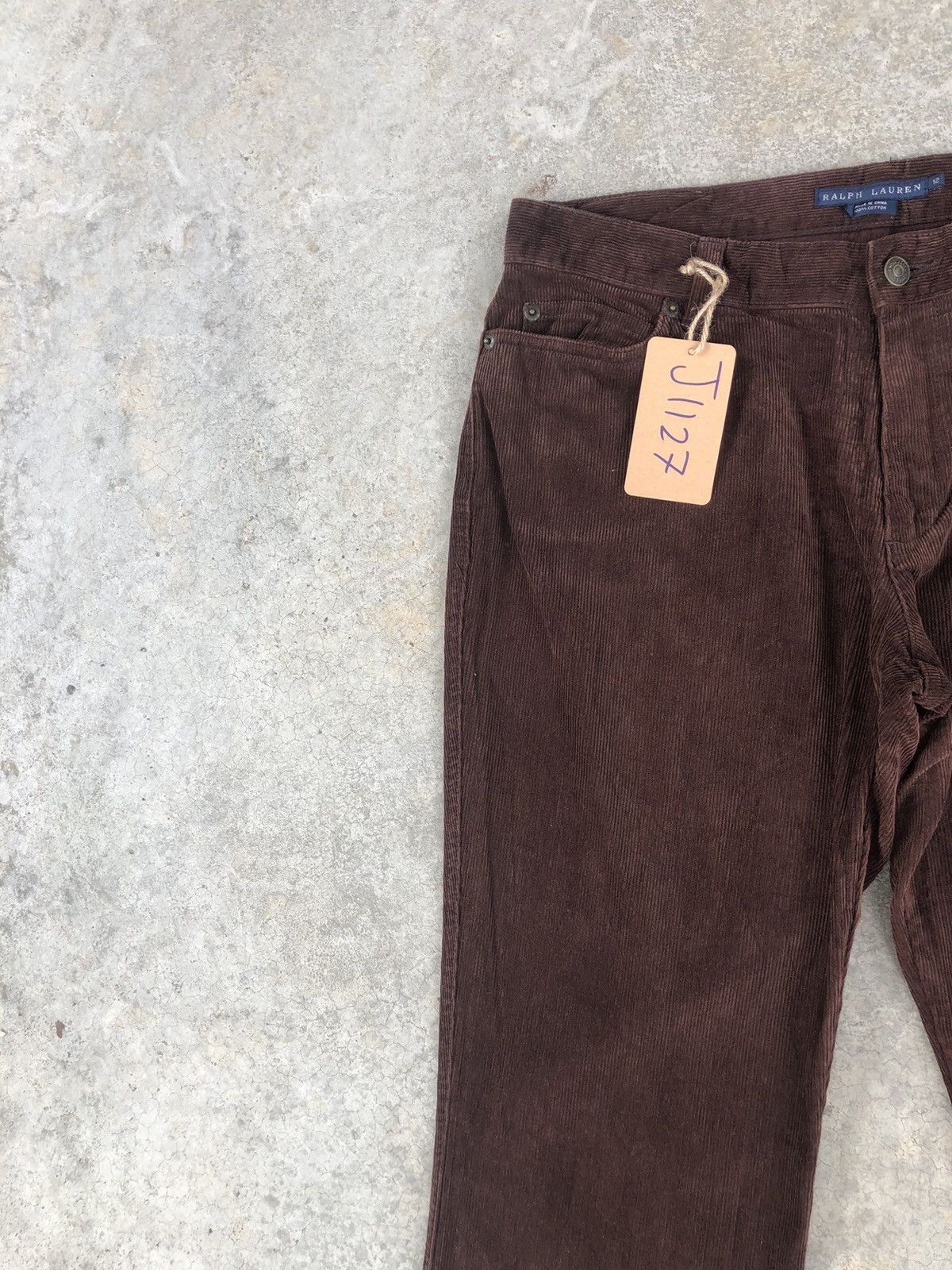 If Six Was Nine Ralph Lauren Flared Jeans Bootcut Corduroy Size US 32 / EU 48 - 4 Thumbnail