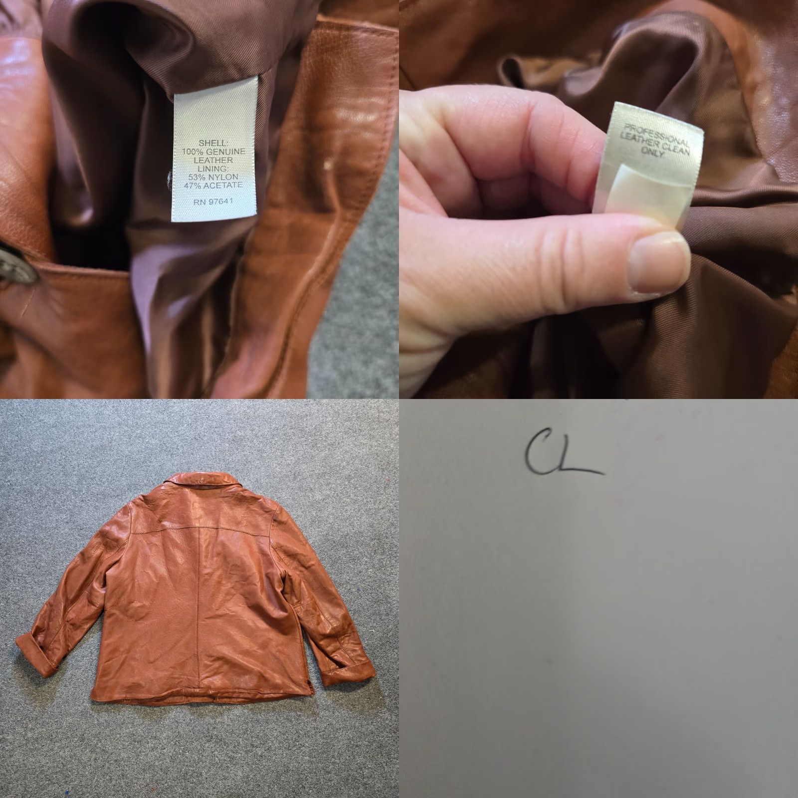 J. Jill VINTAGE J Jill Jacket Women XL Brown Leather Button Pockets Capsule Classic Size XL / US 12-14 / IT 48-50 - 8 Thumbnail