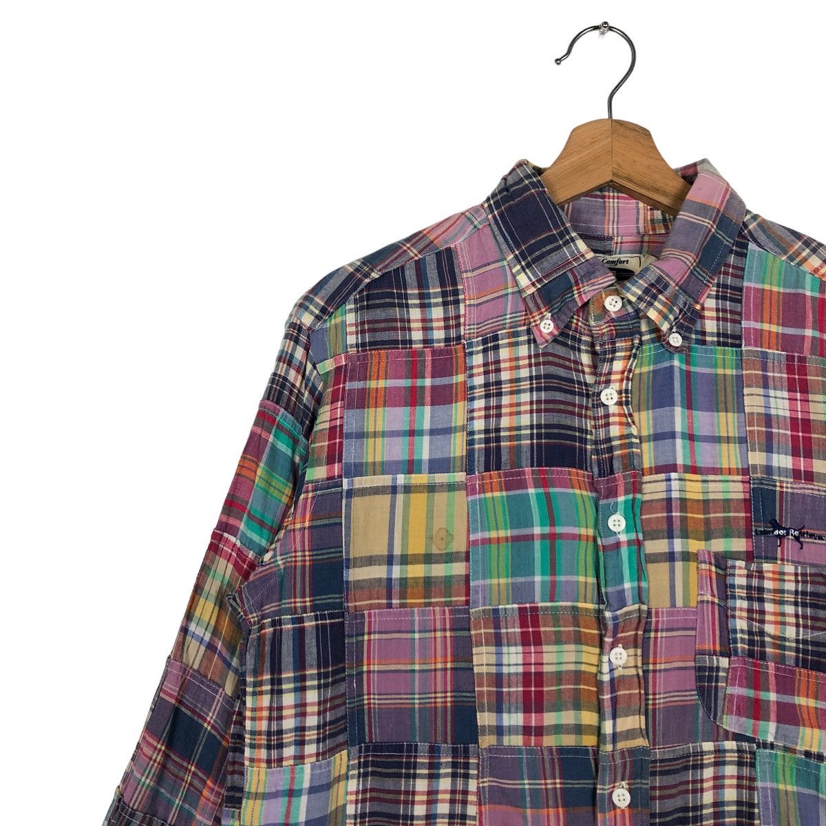 Japanese Brand 🔥Patch Work Tartan Design LRB Japan Issey Miyake Size US L / EU 52-54 / 3 - 6 Thumbnail