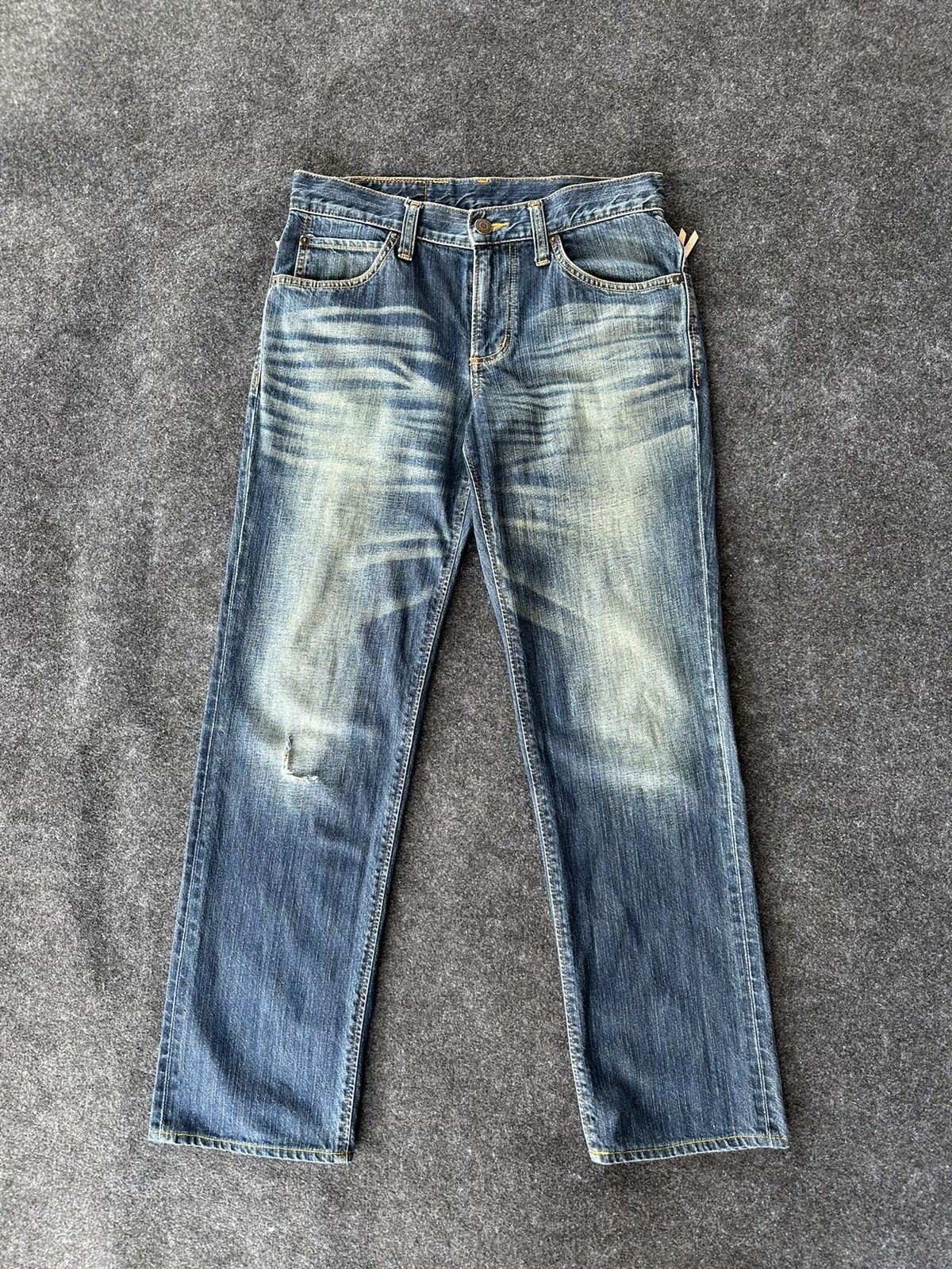 Edwin Edwin Gold Rush Vintage Distressed Washed Denim W30 F73 Size US 30 / EU 46 - 1 Thumbnail