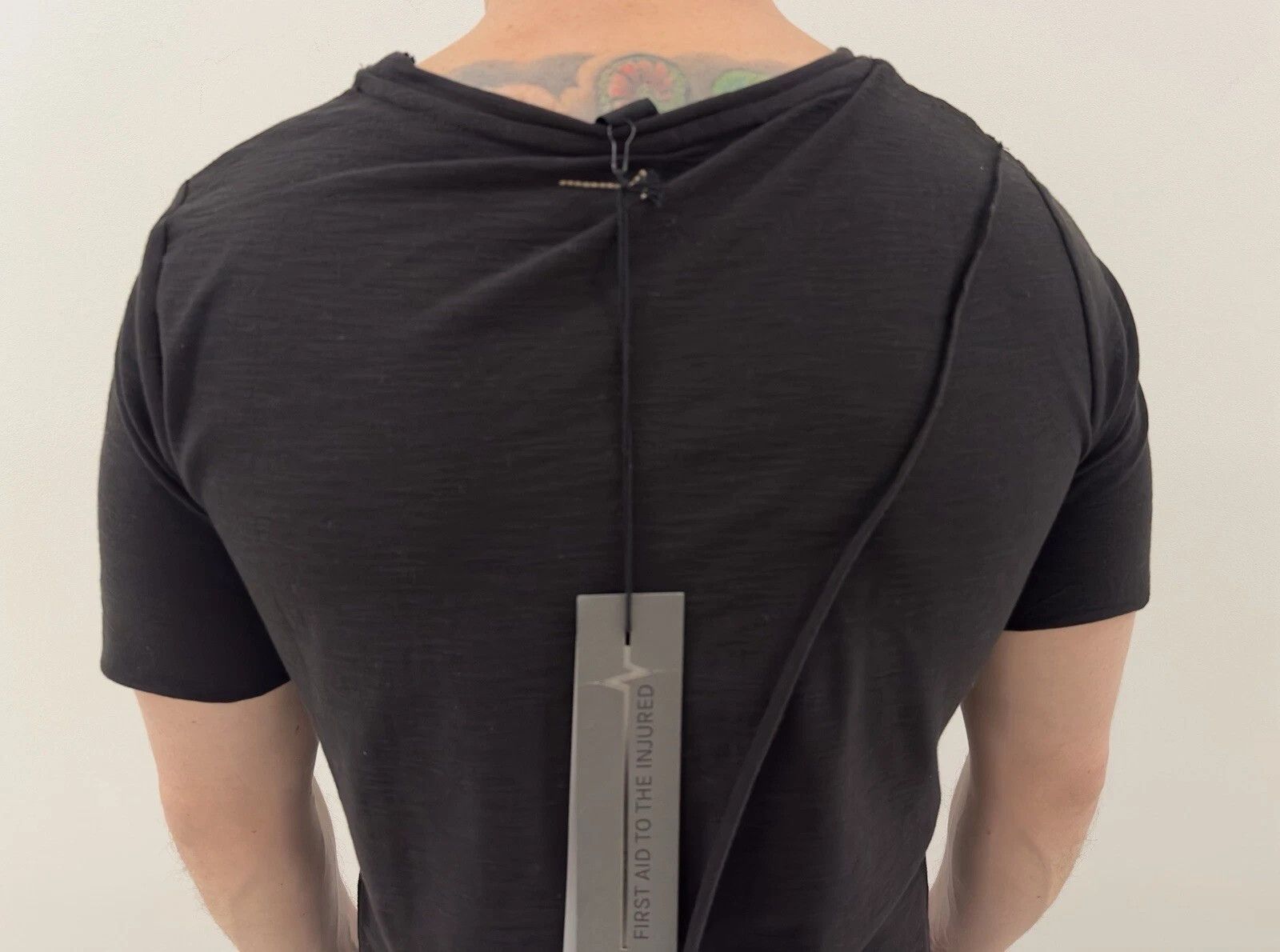First Aid To The Injured First Aid To The Injured Men T-shirt Asymmetric Avant Garde Size US XS / EU 42 / 0 - 6 Thumbnail