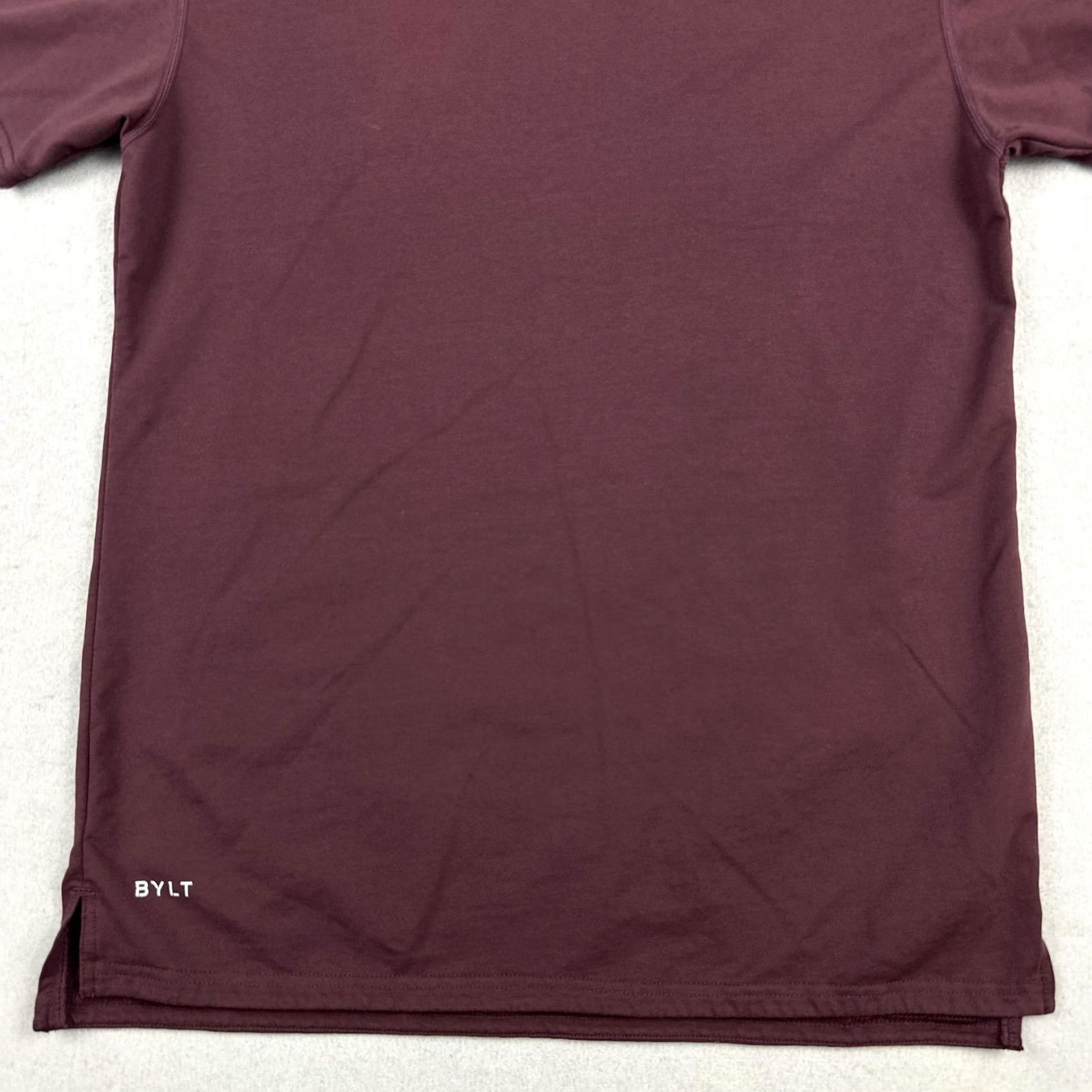 Vintage BYLT Basic Crew Lux Shirt Men Medium Red Stretch Tee T-Shirt M Size US M / EU 48-50 / 2 - 3 Thumbnail