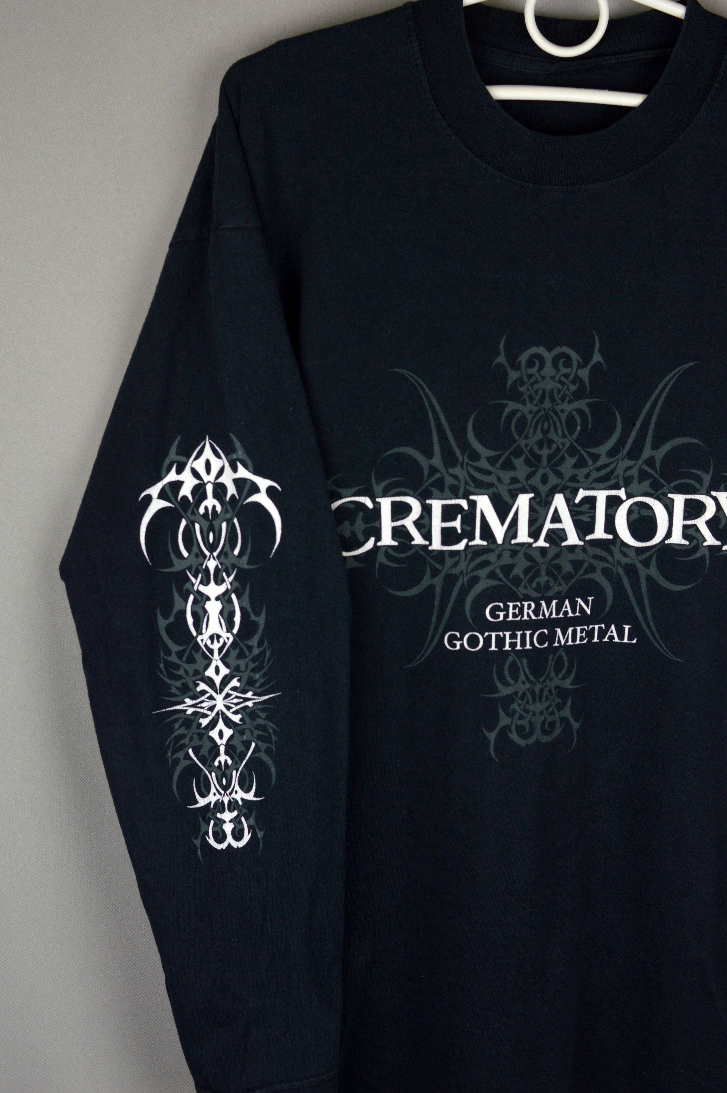 Band Tees × Vintage Vintage Crematory German Gothic metal 90s t shirt Size US L / EU 52-54 / 3 - 4 Thumbnail