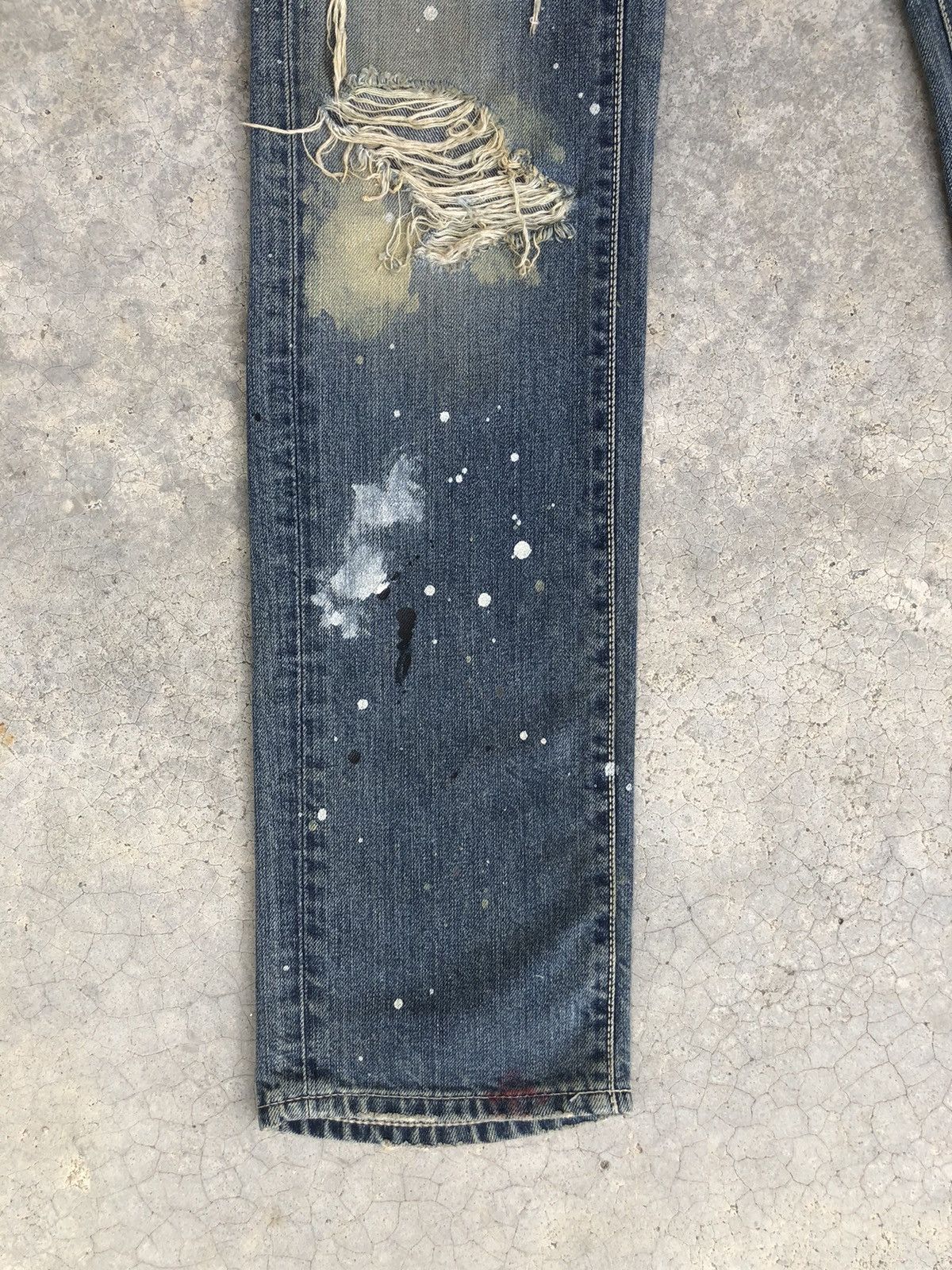 Vanquish Japanese Vanquish Distressed Jeans Slim Fit Size US 30 / EU 46 - 6 Thumbnail