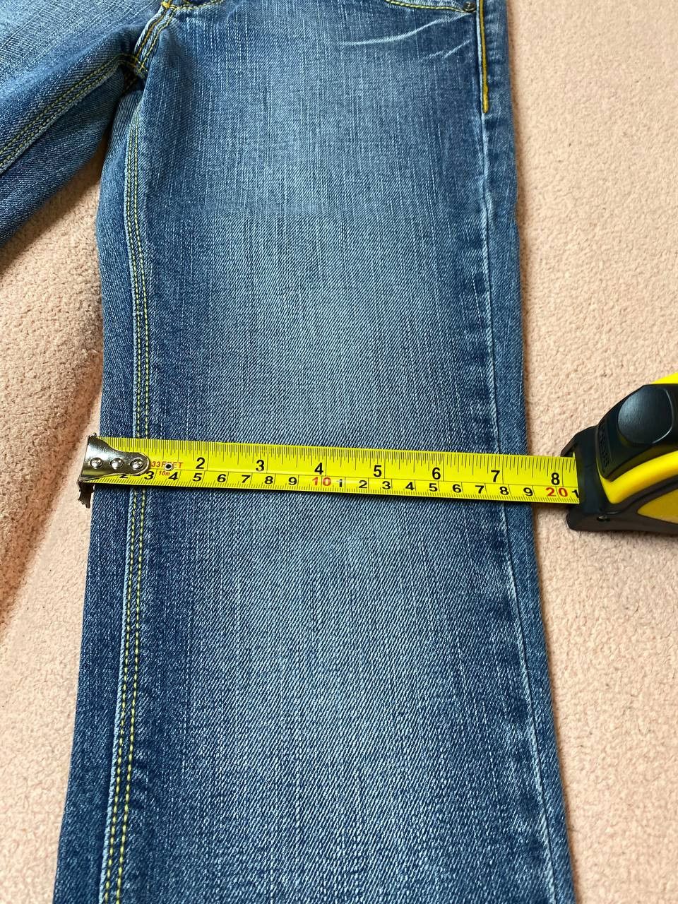 Japanese Brand × Lee Vintage 90's Lee Denim Blue Jeans Faded Distressed Size 27" / US 4 / IT 40 - 11 Thumbnail