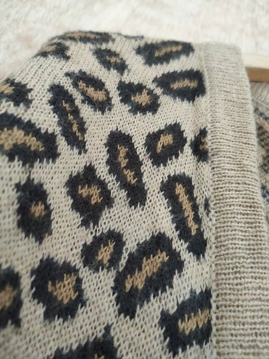 Aran Isles Knitwear Hyphen leopard cardigan mohair like number nine #46-193DLA Size US M / EU 48-50 / 2 - 2 Thumbnail