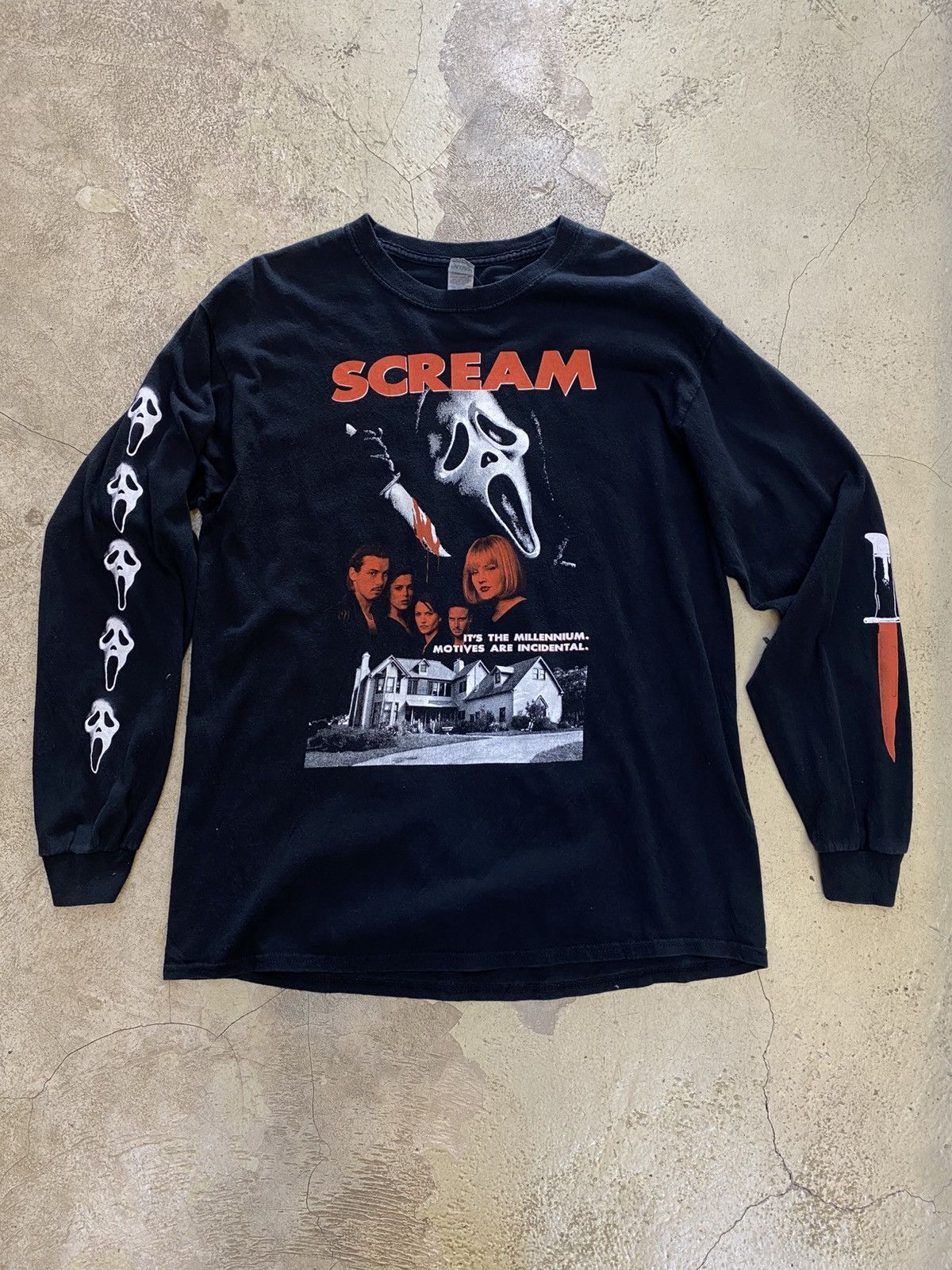Scream Horror Movie Long Sleeve Shirt