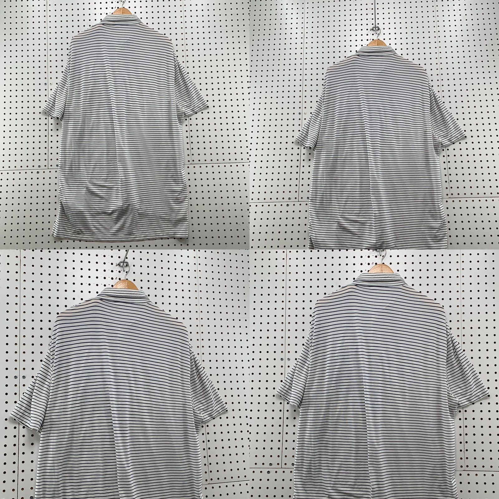 Polo Ralph Lauren Polo Ralph Lauren Shirt Mens 2XLT White Gold fits Tall Purple Striped Pony 25x36 Size US XXL / EU 58 / 5 - 9 Thumbnail