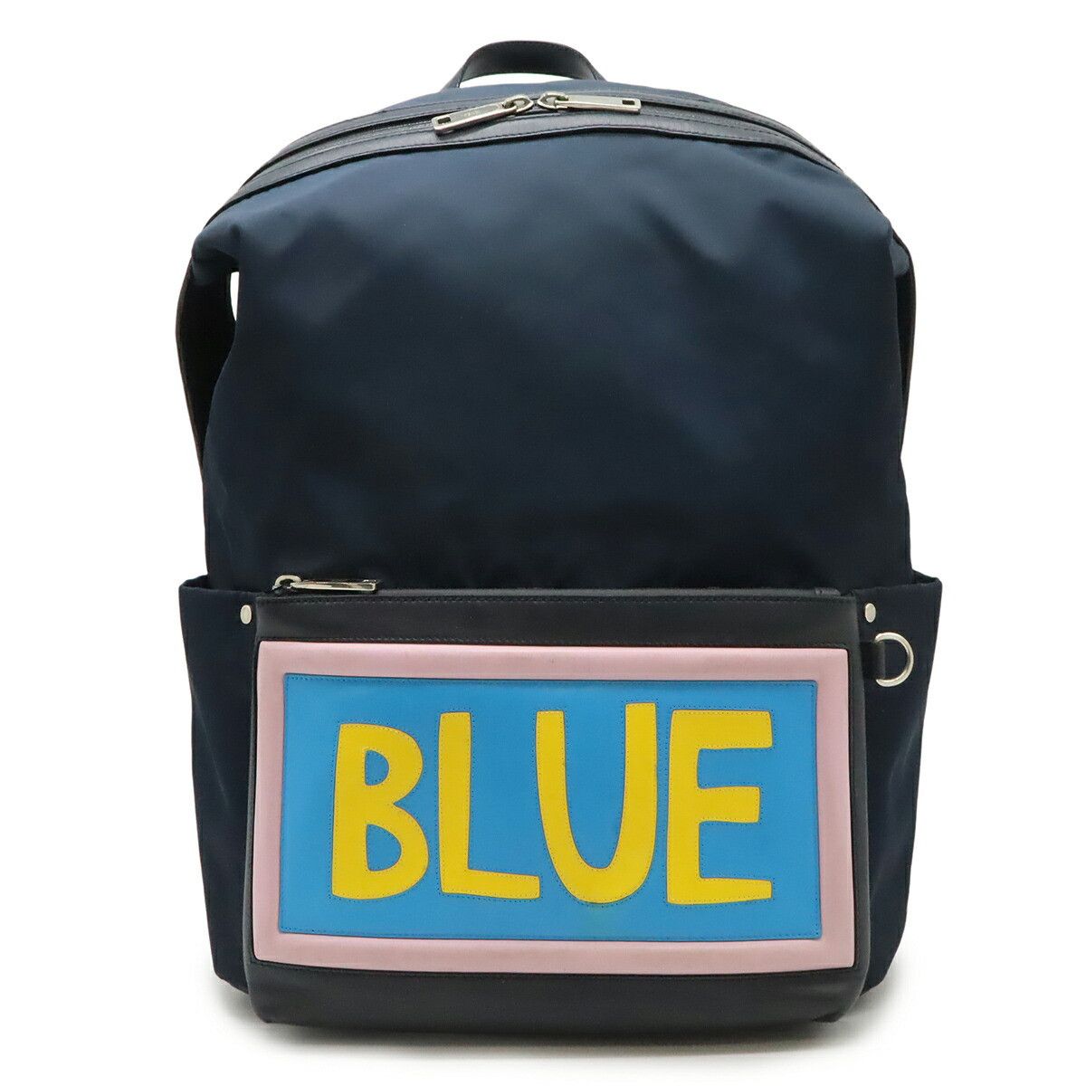 Fendi Fendi Fendi Logo Nylon Leather Backpack Textile Backpack 7VZ035 DUTY FREE for USA Size ONE SIZE - 1 Thumbnail