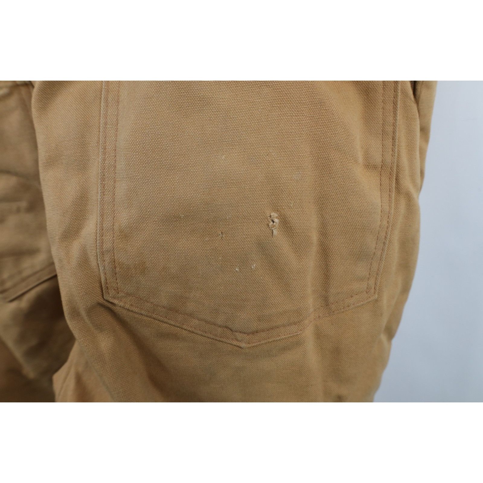 Walls Vintage 90s Walls Distressed Quilted Canvas Overalls Size US 30 / EU 46 - 14 Thumbnail