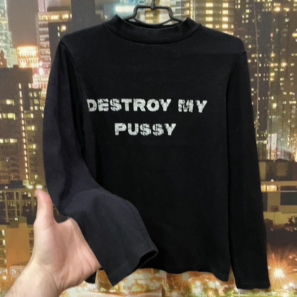 Vintage Vintage 90s Graphic Tee Underground Punk Streetwear Black S Size US S / EU 44-46 / 1 - 4 Thumbnail
