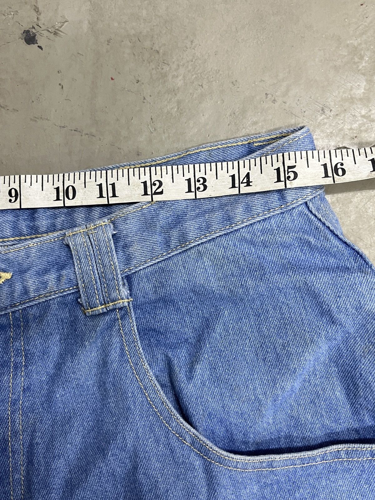 Rap Tees × Vintage Vintage Cypress Hill Emboidery Baggy Denim Jorts Pants Size US 32 / EU 48 - 9 Thumbnail