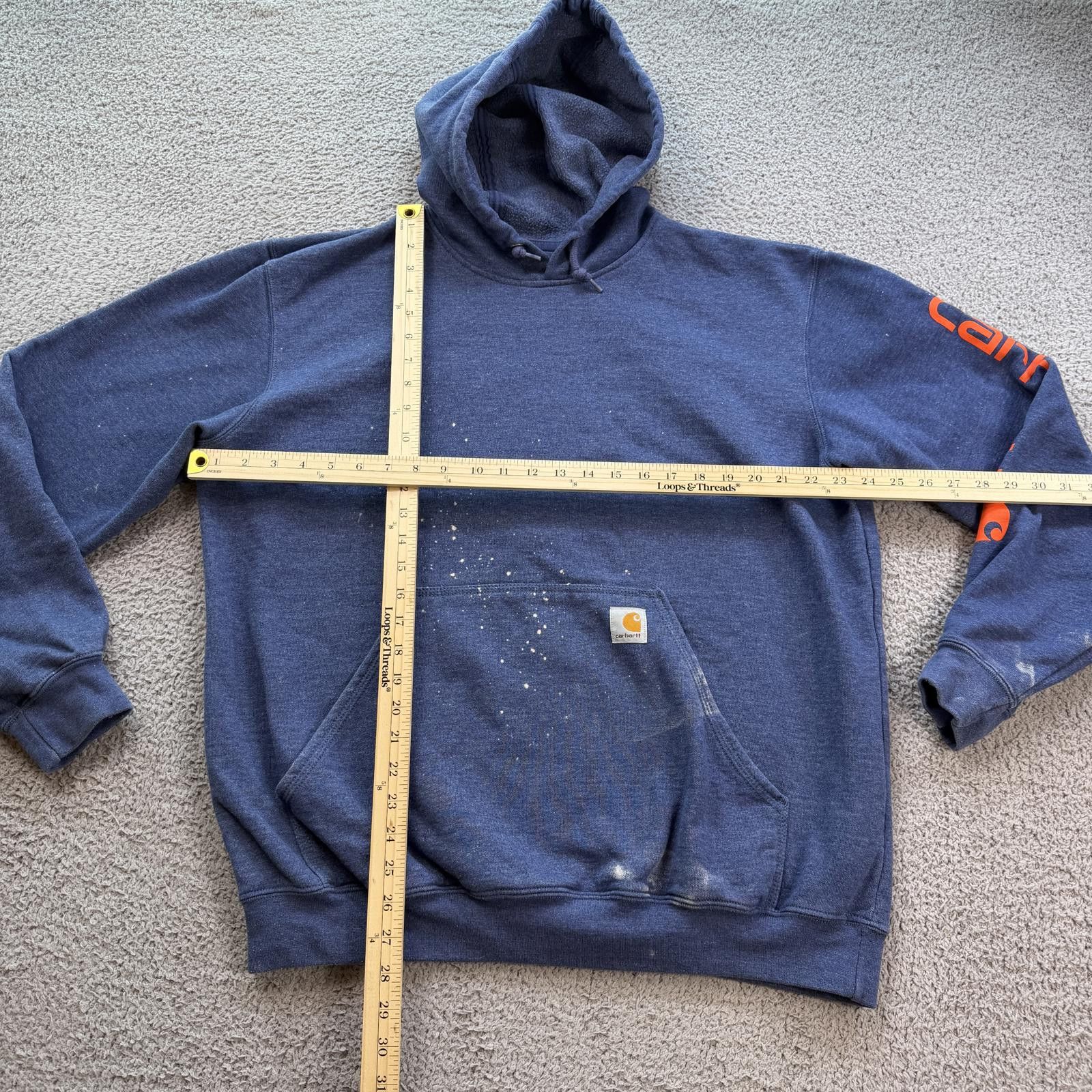 Carhartt Carhartt K288 Midweight Hoodie Men L Blue Original Fit Work Size US L / EU 52-54 / 3 - 2 Thumbnail