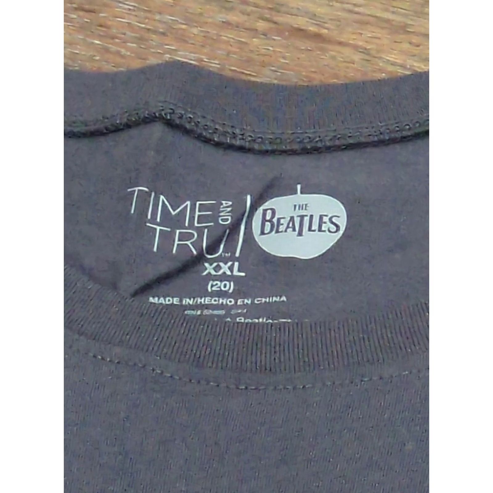 Vintage Time And Tru The Beatles Here Comes the Sun Men's T-Shirt 2XL Charcoal Gray NWT, Short Sleeve, Regular Fit, Gray, 2XL, Mens Size US XXL / EU 58 / 5 - 4 Thumbnail