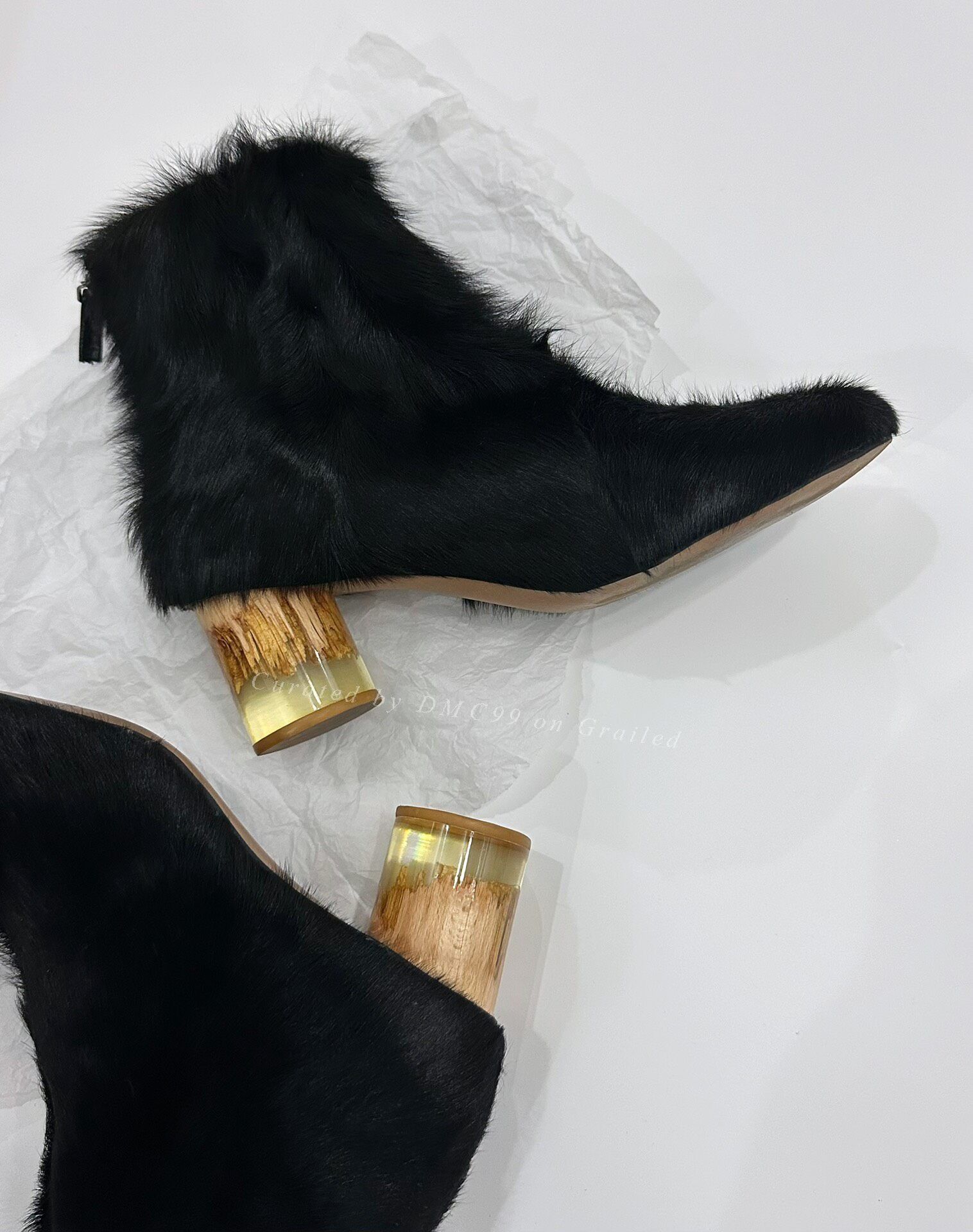 Yohji Yamamoto Yohji Yamamoto Y's Fur Boots Size US 9 / IT 39 - 1 Thumbnail