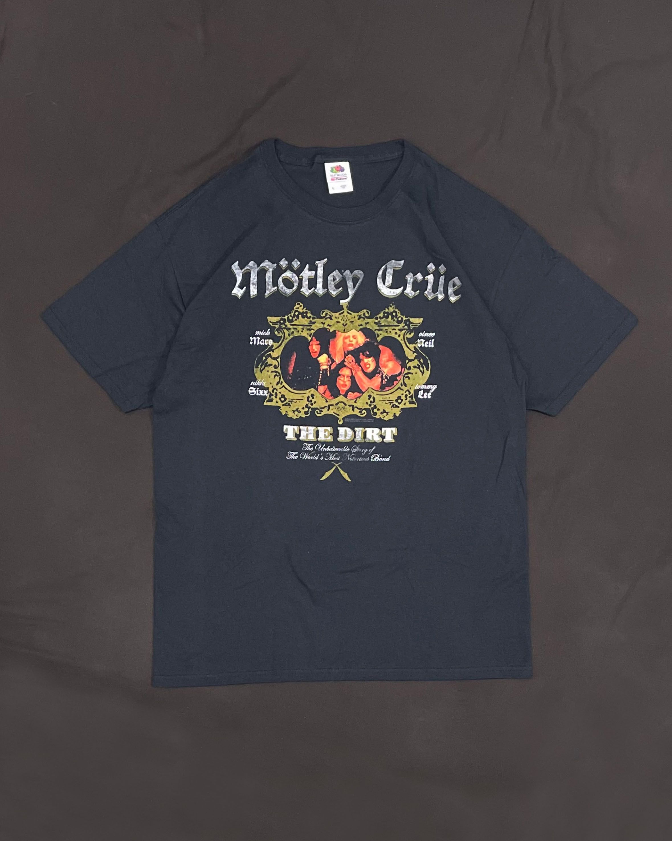 Band Tees Motley Crue The Dirt Crest Tshirt Size US L / EU 52-54 / 3 - 1 Thumbnail