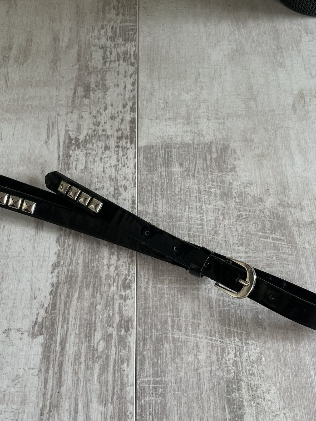 If Six Was Nine × Japanese Brand Belt Metal Punk Y2K 90’s Hysteric Glamour Style Black Size ONE SIZE - 4 Thumbnail