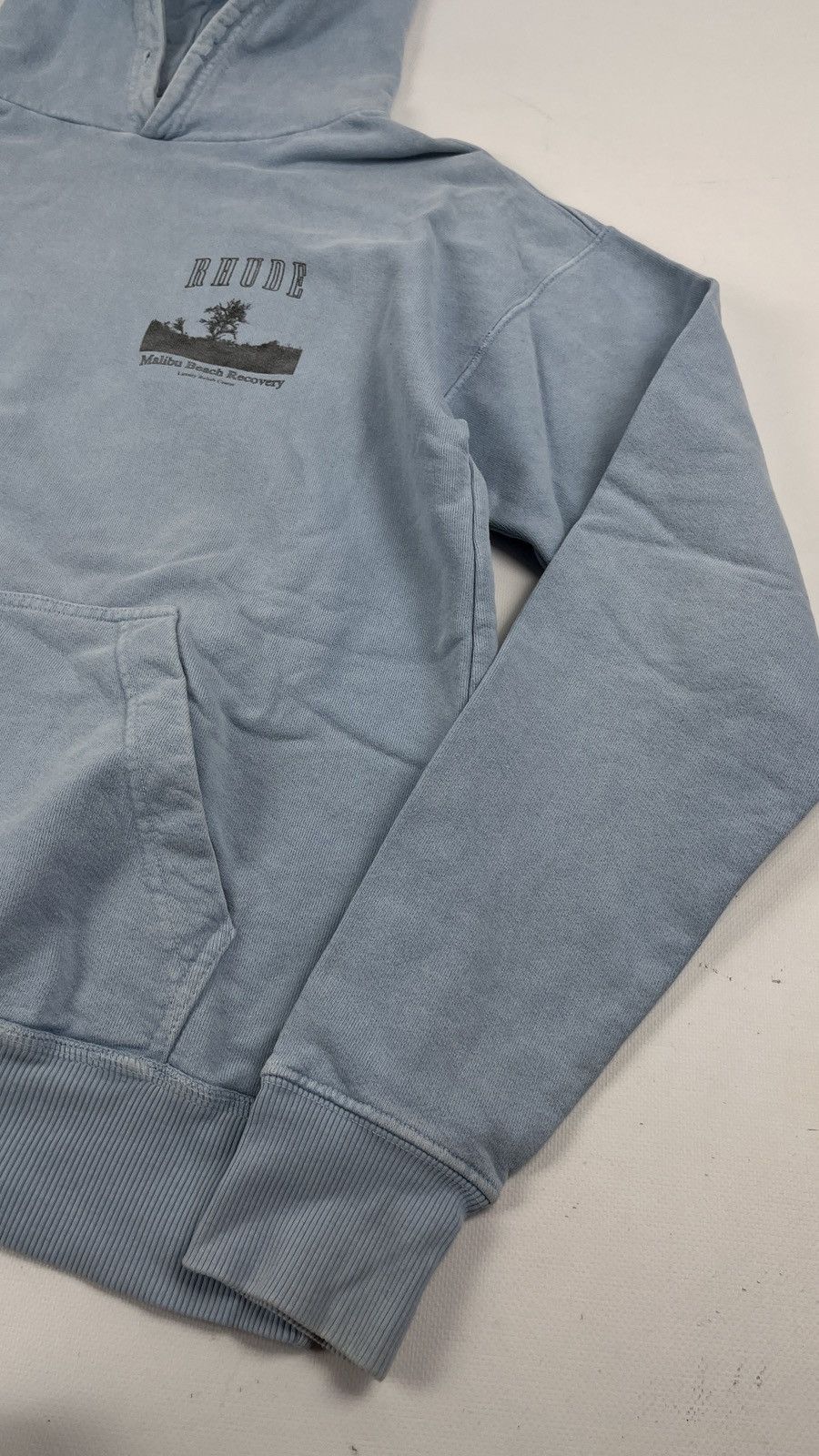Rhude Rhude Oversized Washed Blue Hoodie Size US S / EU 44-46 / 1 - 2 Thumbnail