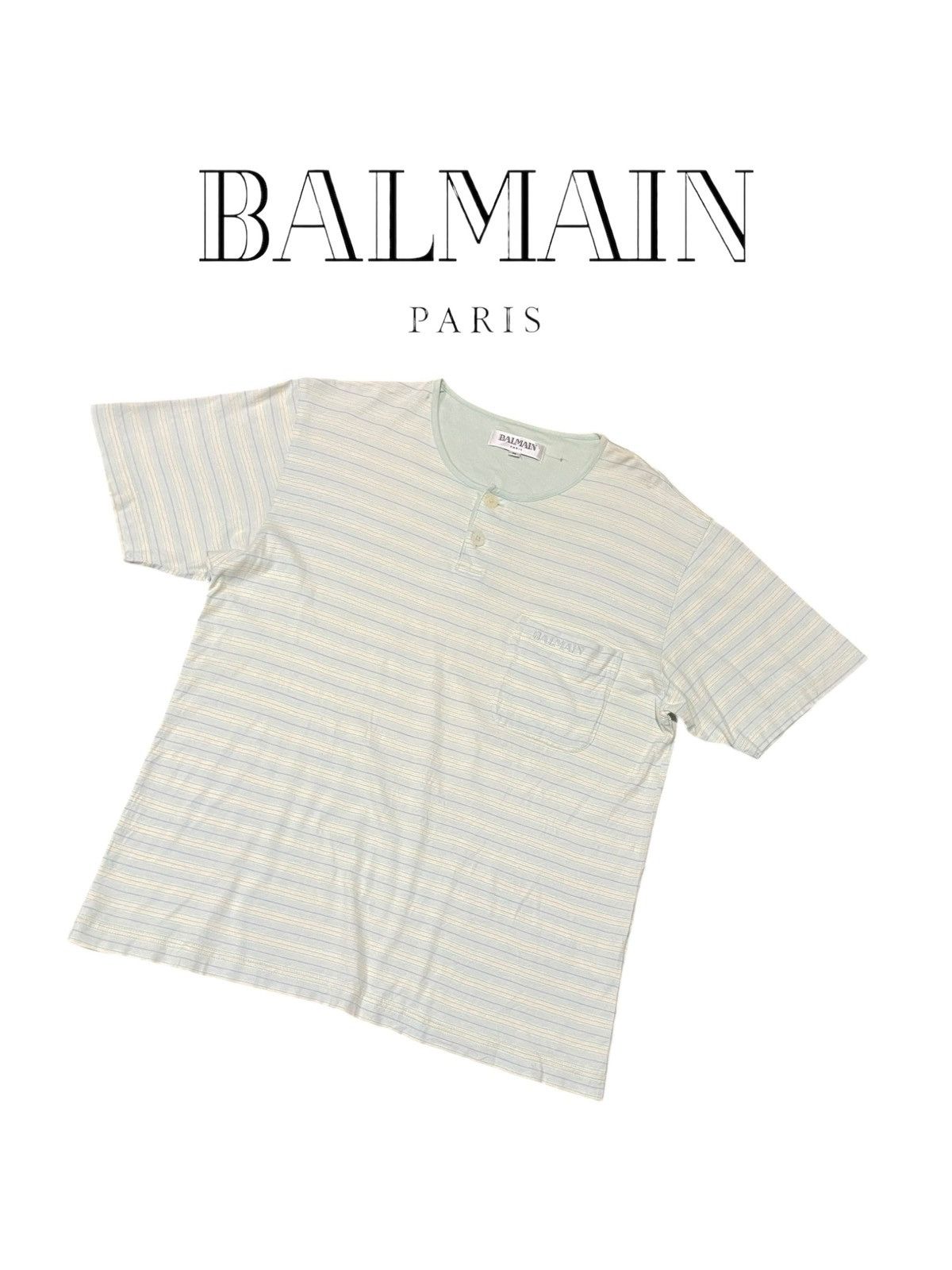 Balmain Balmain Classic Striped Shirts Size US M / EU 48-50 / 2 - 9 Thumbnail