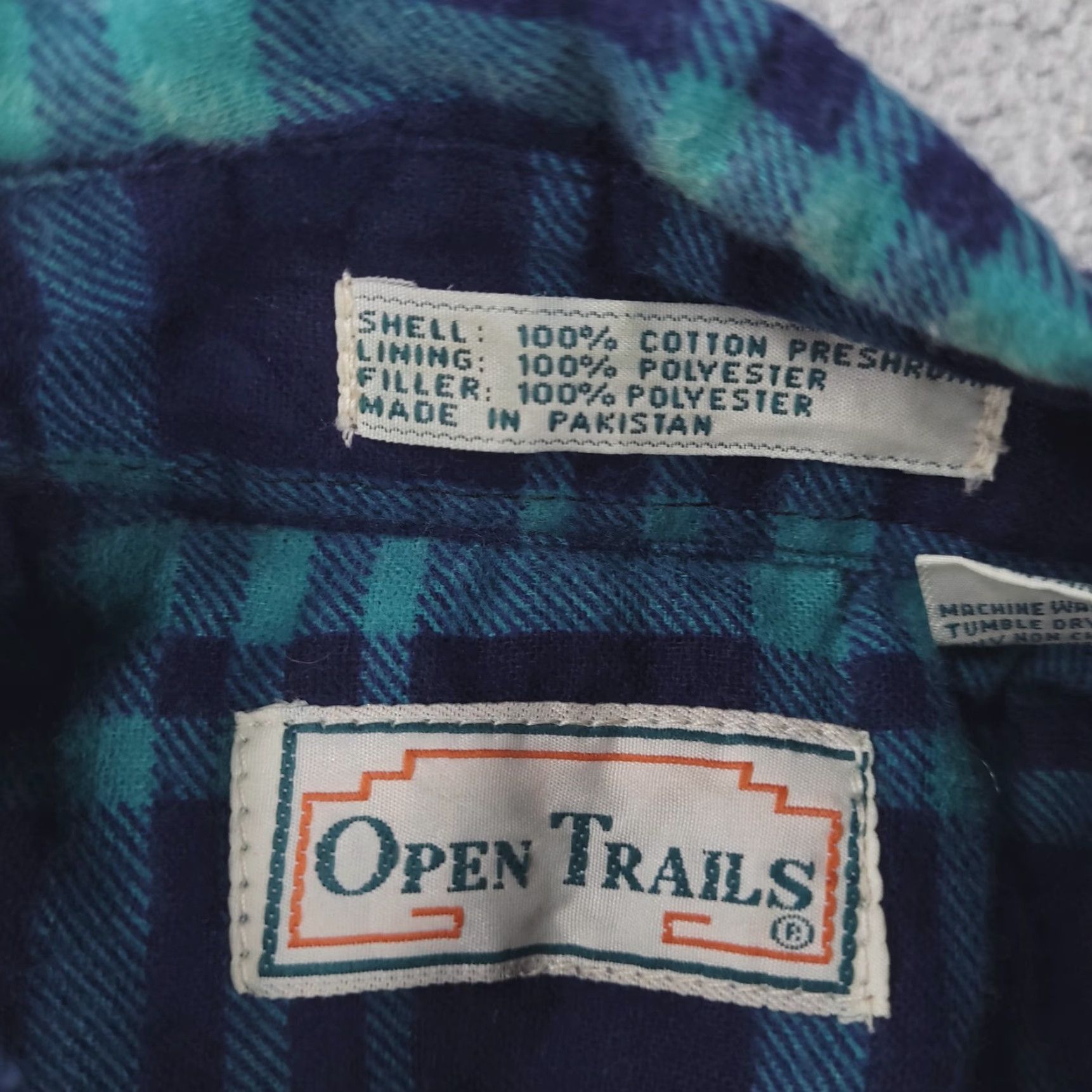 Rails Vintage Open Trails Coat Mens Medium Blue Chore Flannel Quilted Size US M / EU 48-50 / 2 - 3 Thumbnail