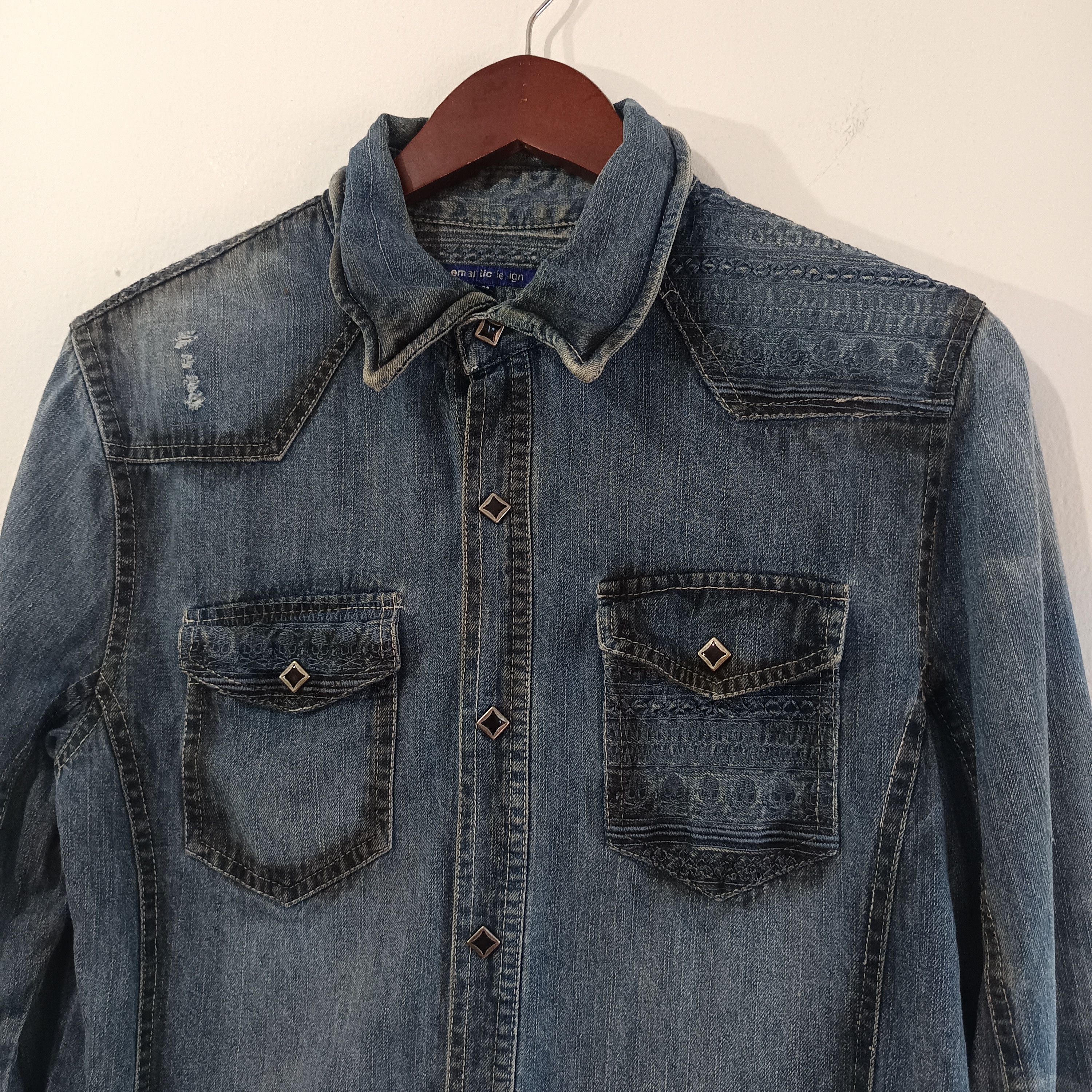 semanticdesign Semantic Design Denim Shirt Size US M / EU 48-50 / 2 - 3 Thumbnail