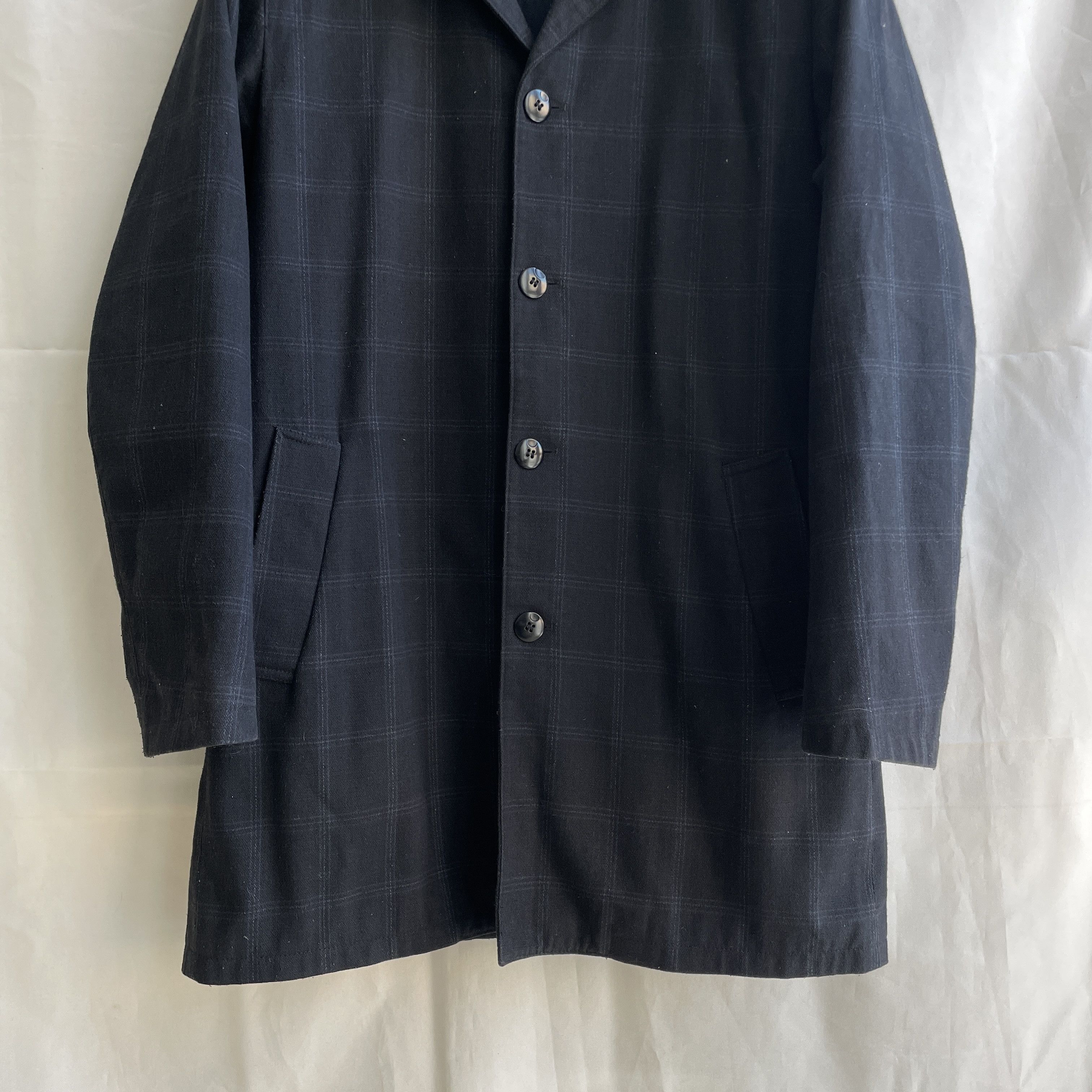 Folk Folk Cotton Wool Blend Check Car Coat Size 3 Size US M / EU 48-50 / 2 - 5 Thumbnail