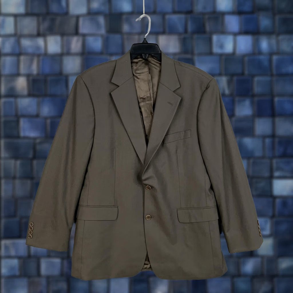 Brooks Brothers Brooks Brothers Mens Brown Wool Stretch Sport Coat 42R 346 Blazer Size 42R - 1 Thumbnail