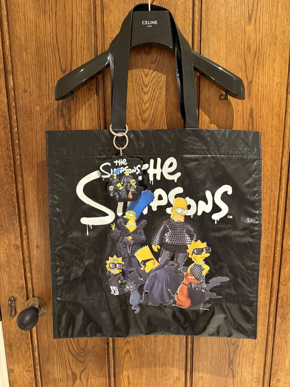 Balenciaga Balenciaga The Simpsons black tote bag bondage Keychain ring Size ONE SIZE - 8 Thumbnail