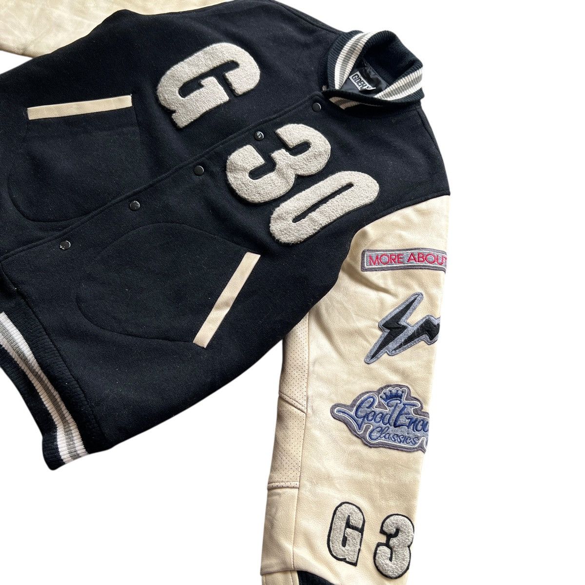GOODENOUGH RARE VINTAGE GOOD ENOUGH CLASSIC 30G VARSITY BOMBER JACKET Size US XL / EU 56 / 4 - 12 Thumbnail